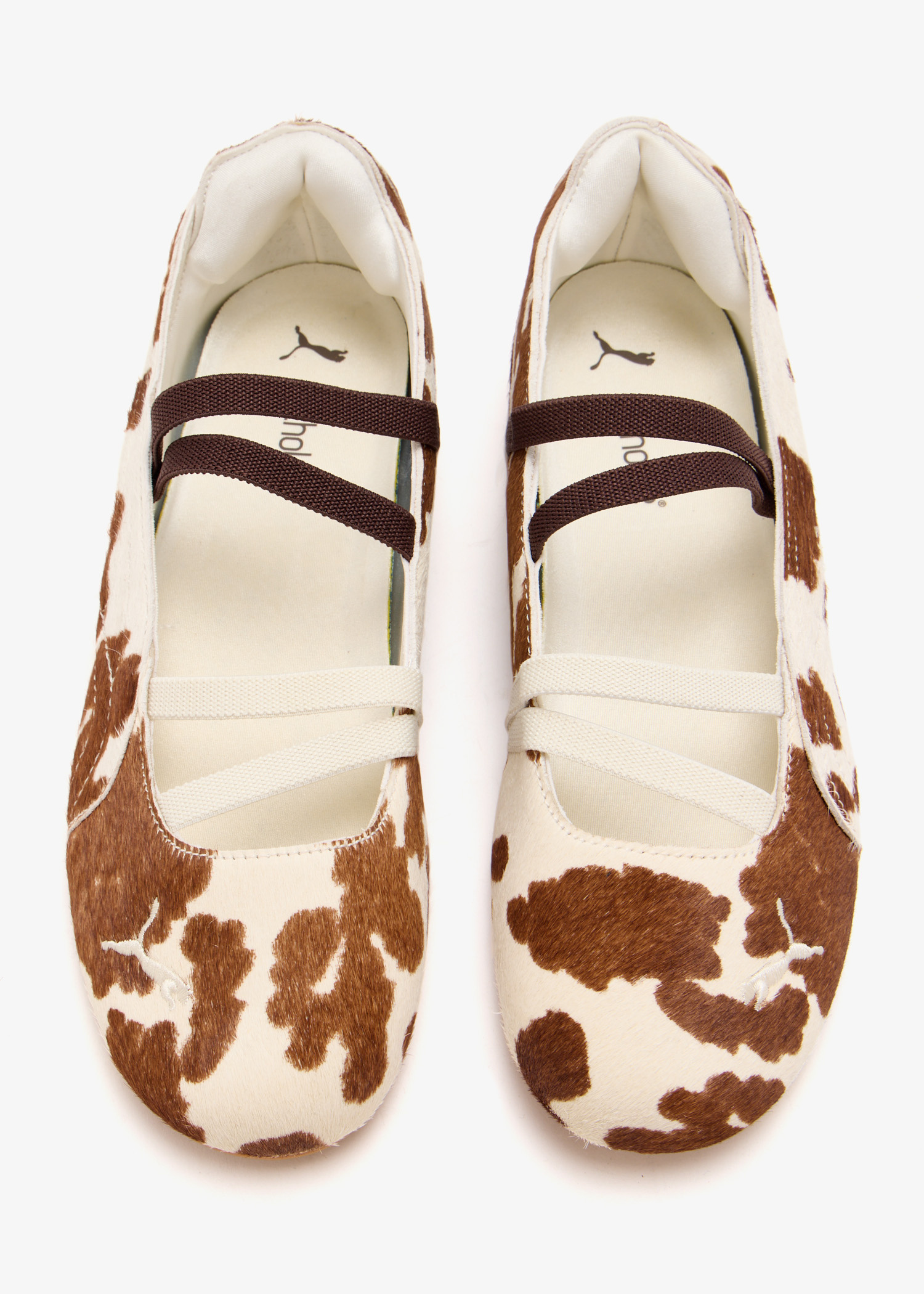 Puma Speedcat Cow ballet shoes for Women - Animal Printed in USA