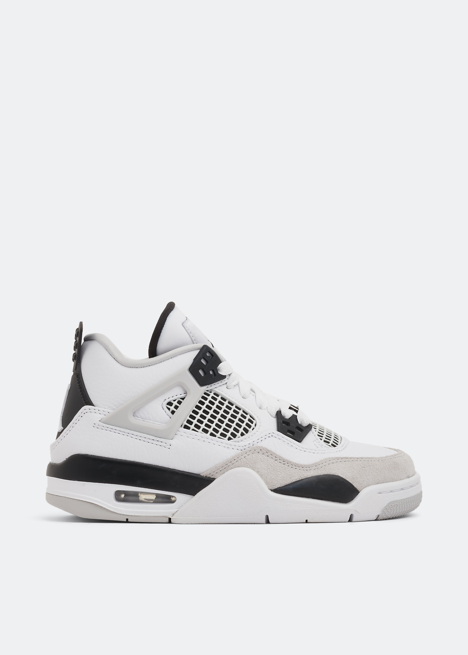 Nike Air Jordan 4 Retro 'White and Black' sneakers for Kids Unisex
