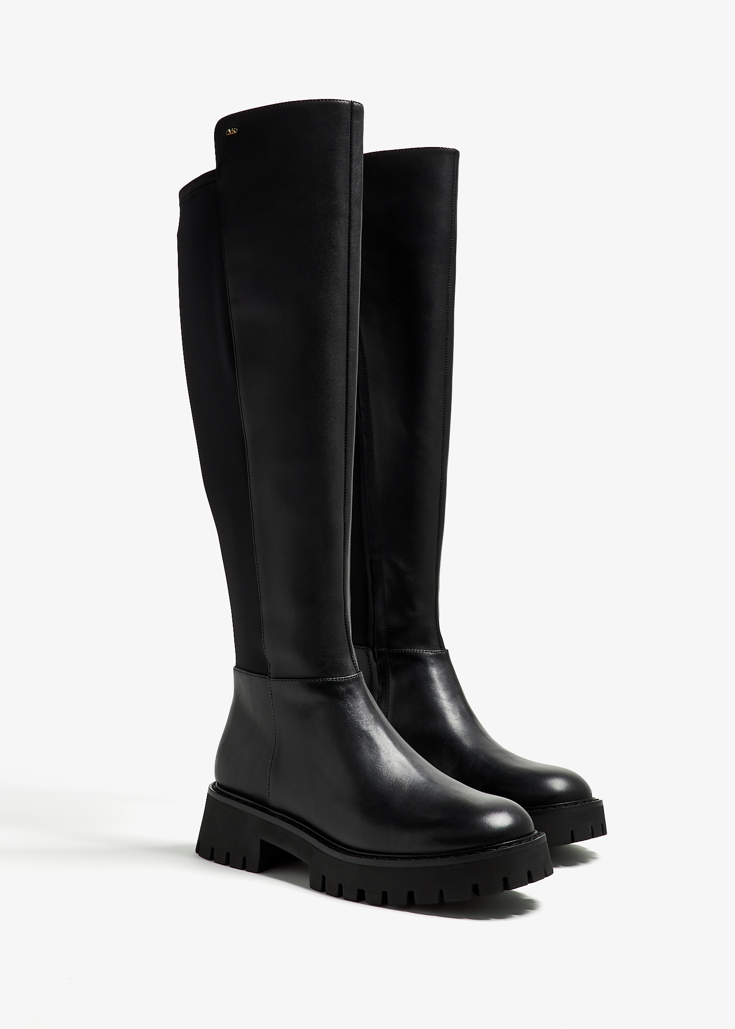 ブーツその他 Michael Kors Woman Boots Black 40F4CBFB7L 001 Crosby Leather Moto Boot | Michael Kors [US]
