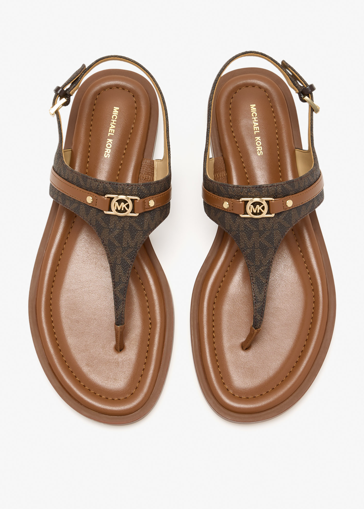 Michael Kors Mandy thong sandals for Women - Printed in KSA