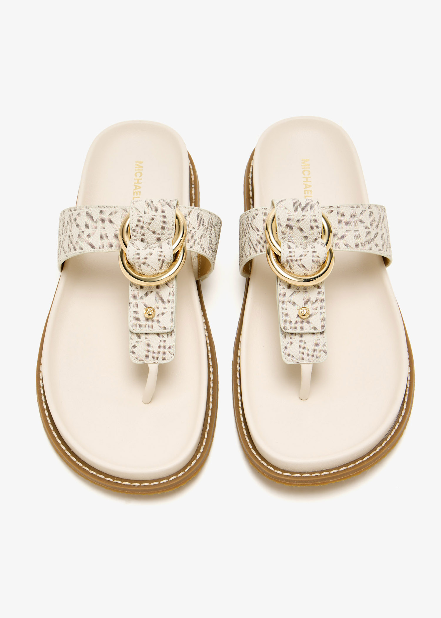 Michael Kors Jaden thong sandals for Women - Printed in UAE