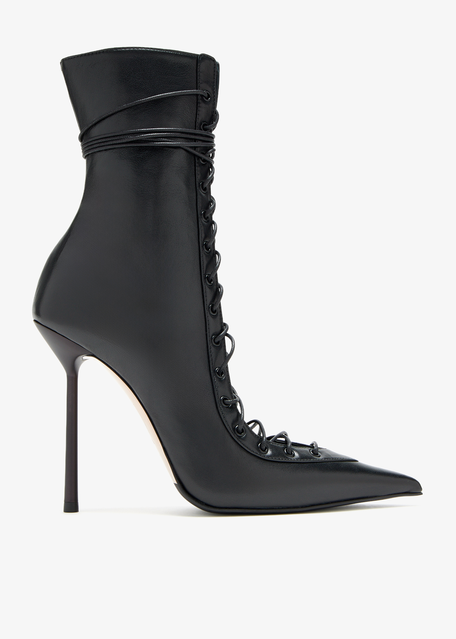 ロングブーツ LE SILLA Black Leather Bella Boots BELLA BOOT 120 mm NERO/NERO | Le Silla