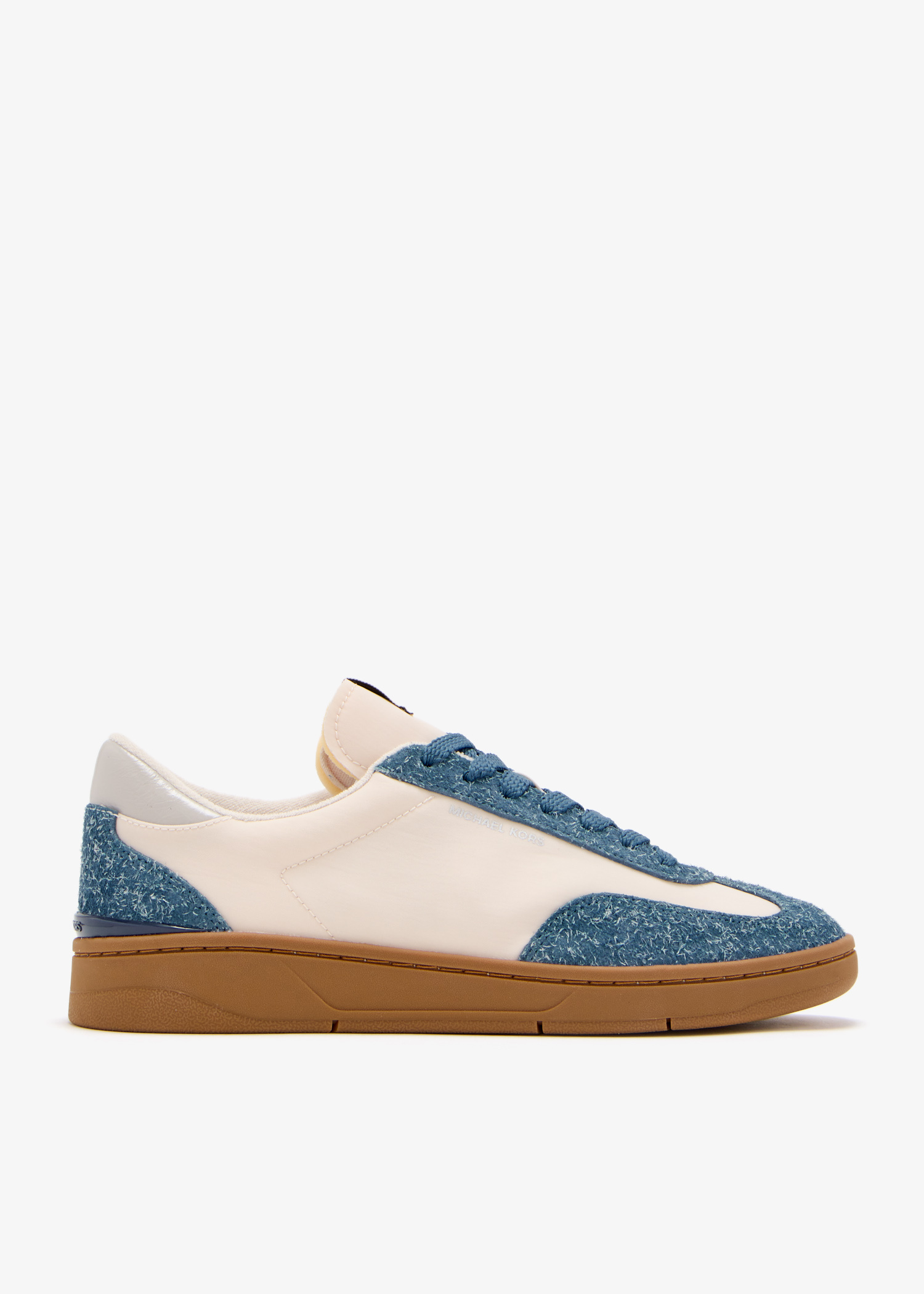 スニーカー Michael Kors FW24 WILTON LACE UP SNEAKERS (42F4WLFS1L 372) Wilton Leather and Suede Sneaker | Michael Kors [US]