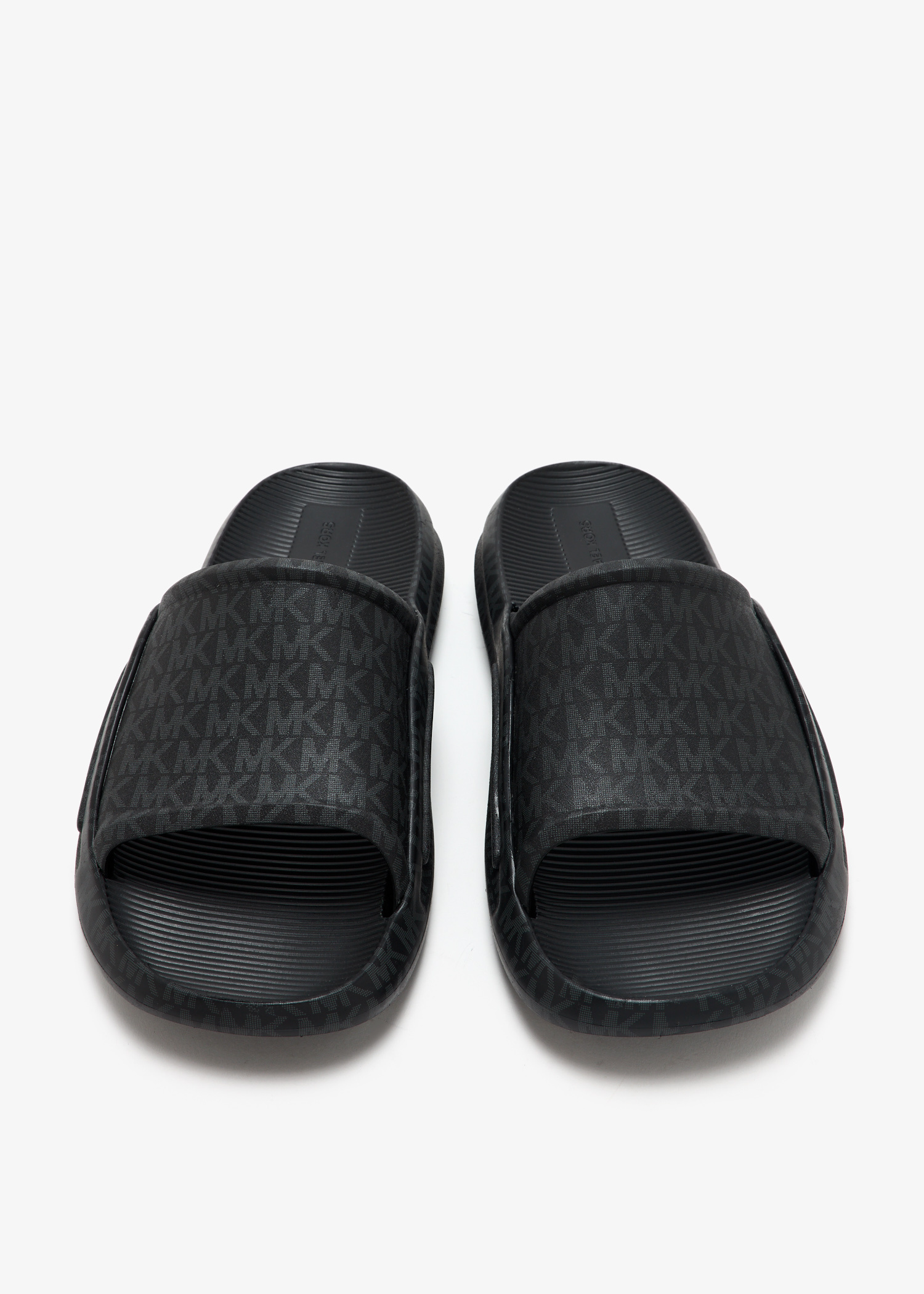 Michael Kors Griffin slide sandals for Men - Black in UAE 