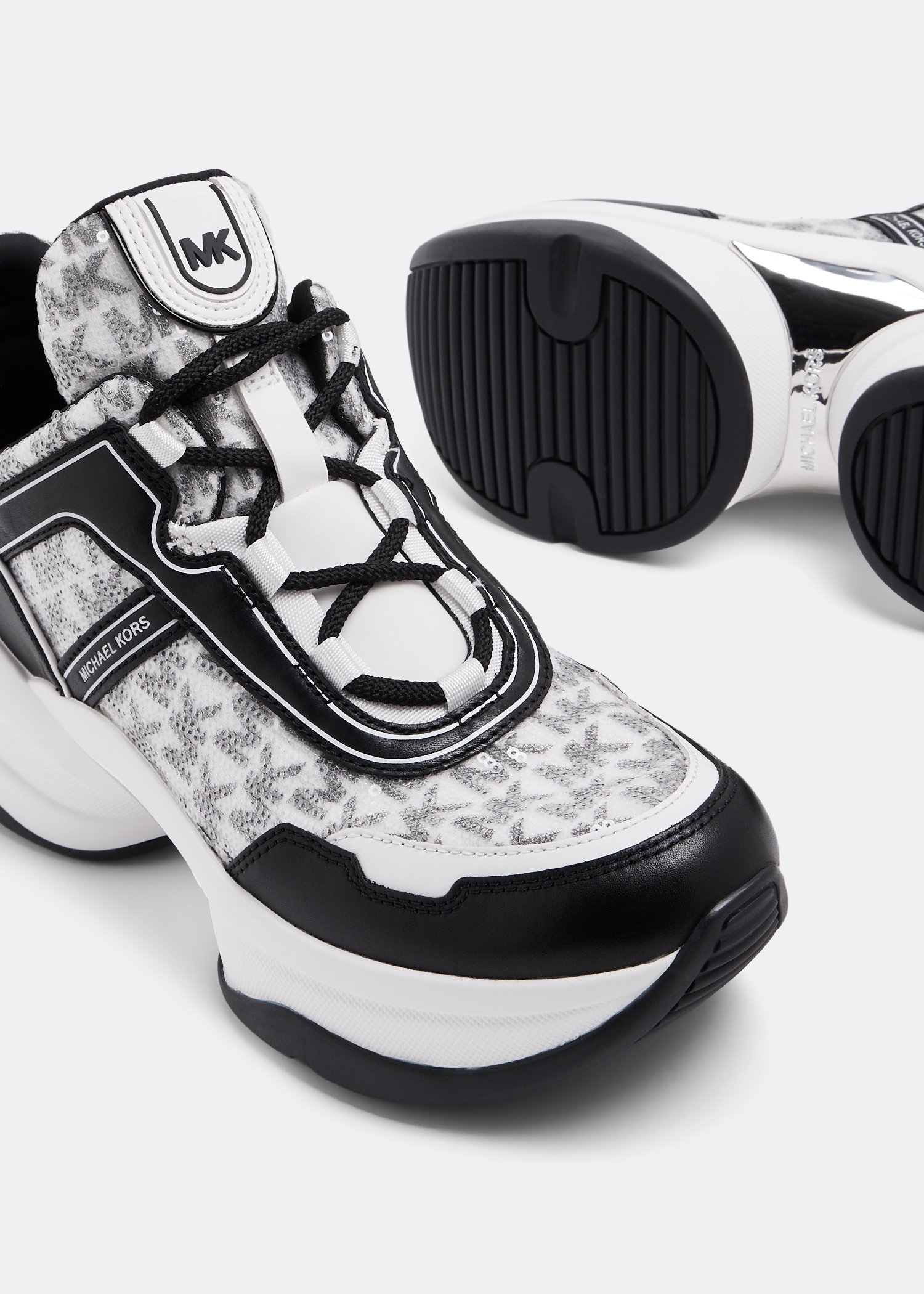 Michael Kors Olympia sneakers for Women - White in USA | Level Shoes