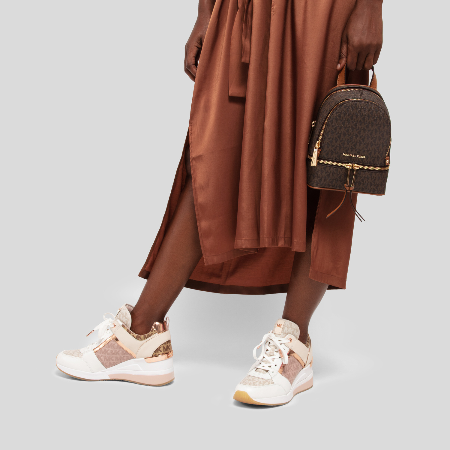Michael Kors Georgie sneakers for Women - White in UAE