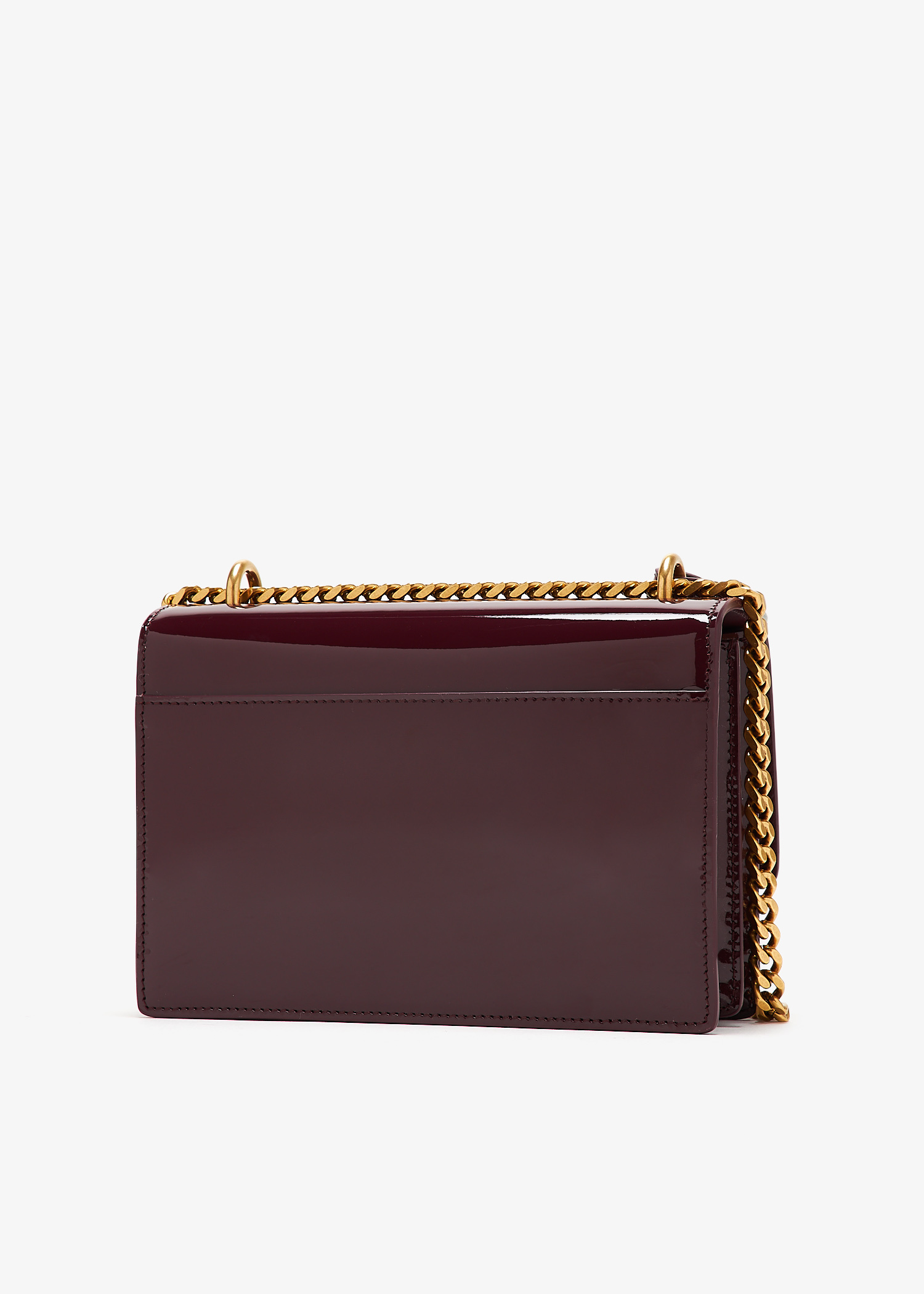 Saint Laurent Small sunset chain bag for Women - Burgundy in