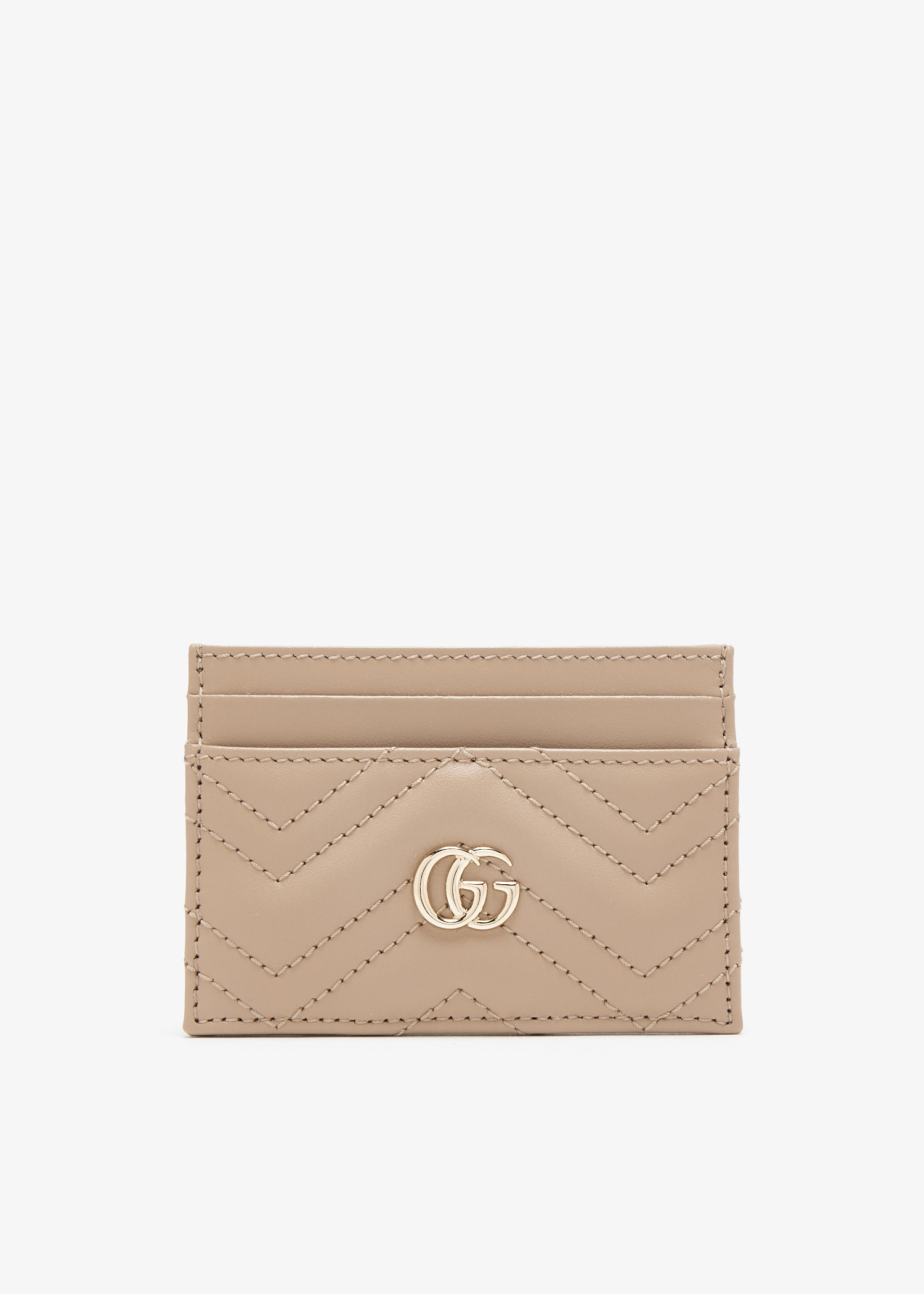 Gucci Gg Marmont Card Case 【関税送料込】 GG Marmont card case in black leather | GUCCI® CA