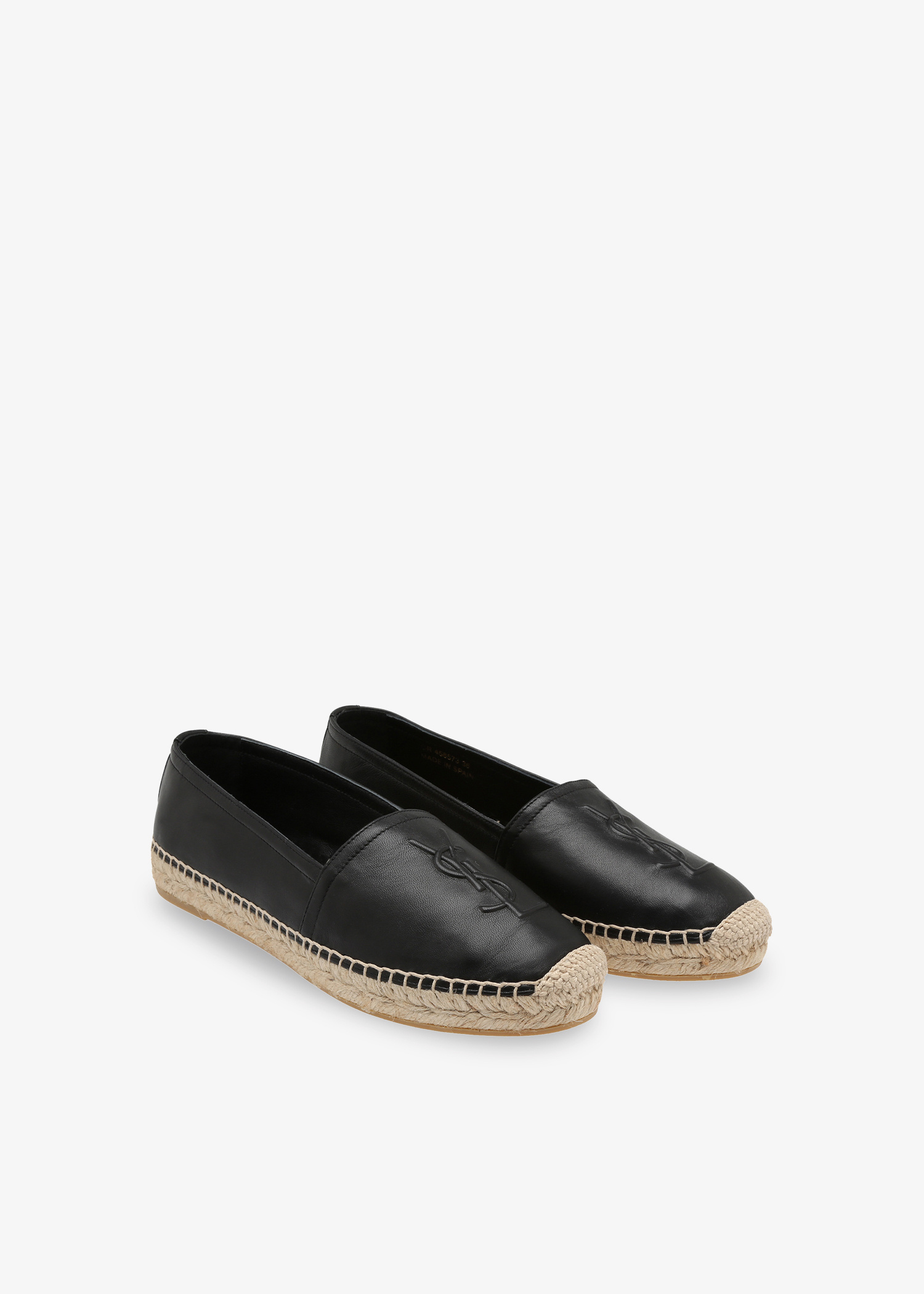 ★Saint Laurent★Monogram leather espadrille Rosa 4585730RR0 Monogram leather espadrilles in pink - Saint Laurent | Mytheresa