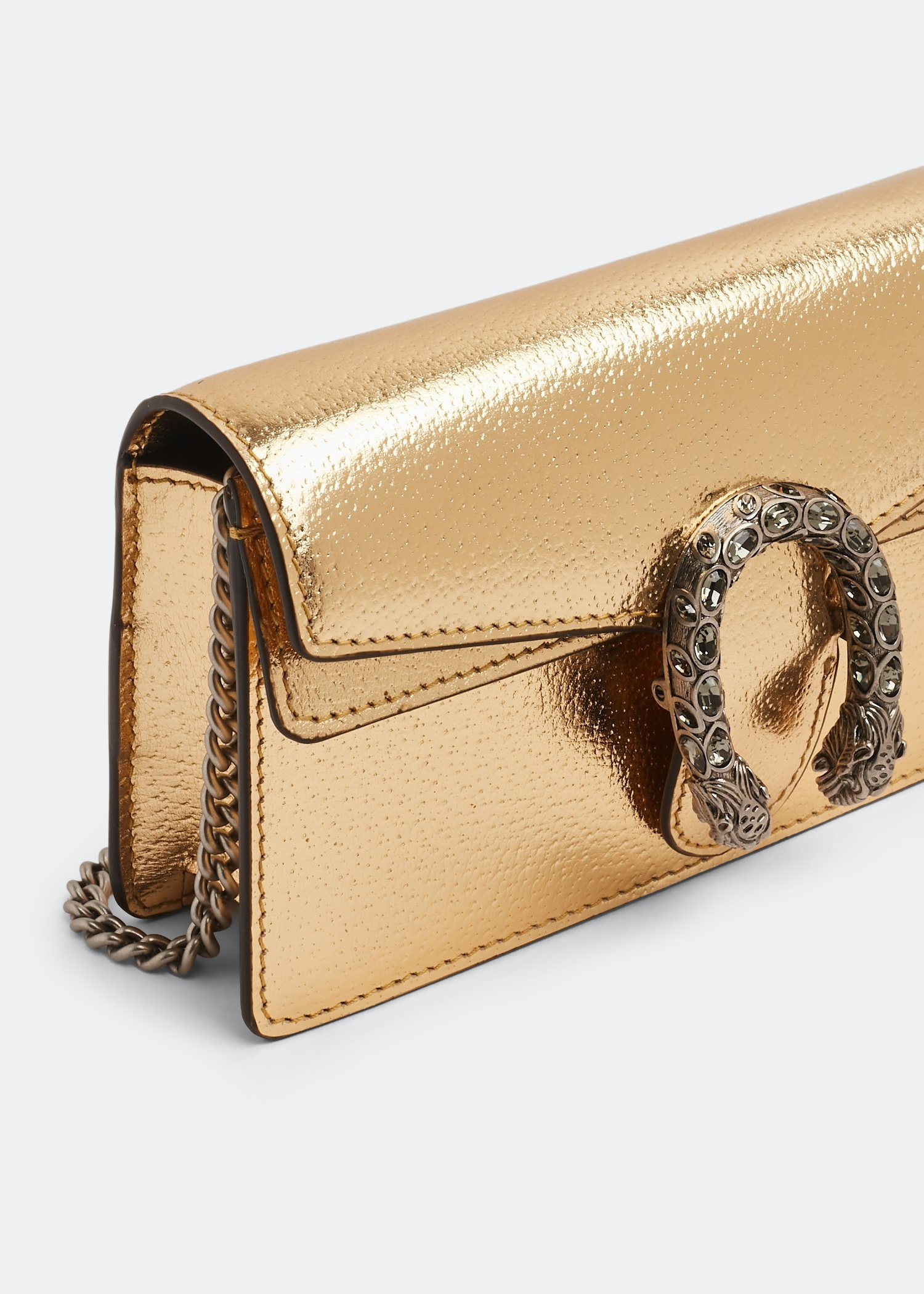 Gucci Dionysus super mini bag for Women - Gold in Kuwait | Level Shoes