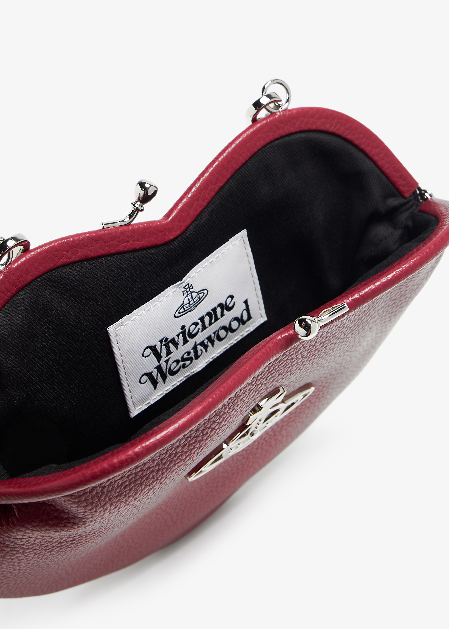 Vivienne Westwood Belle heart frame purse for Women - Red in