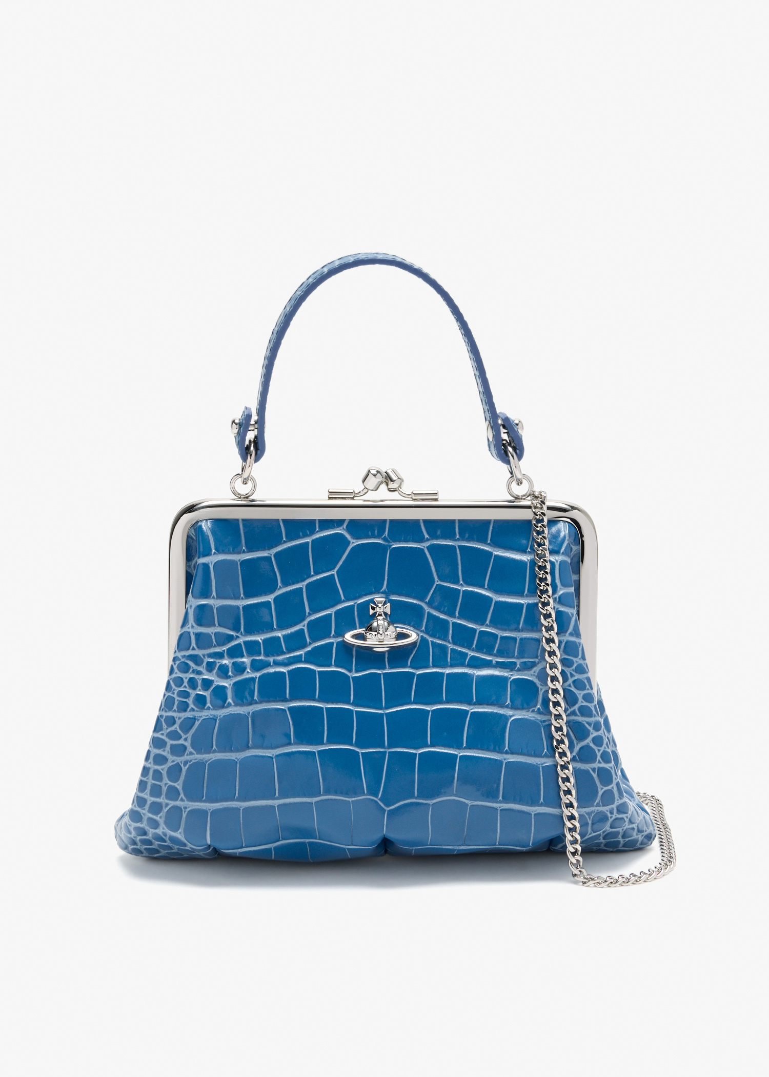 Vivienne Westwood Granny Frame purse for Women - Blue in KSA