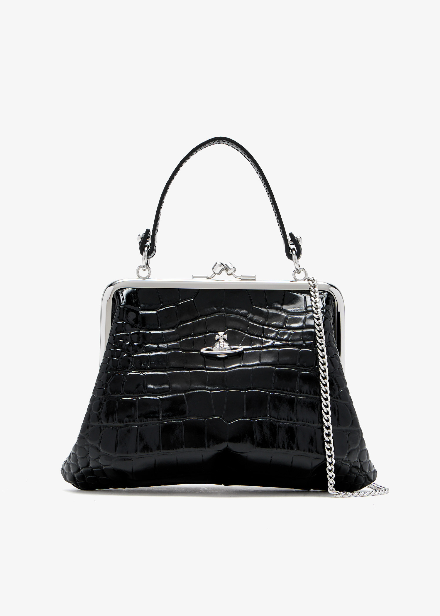 Vivienne Westwood Granny Frame purse for Women - Black in KSA