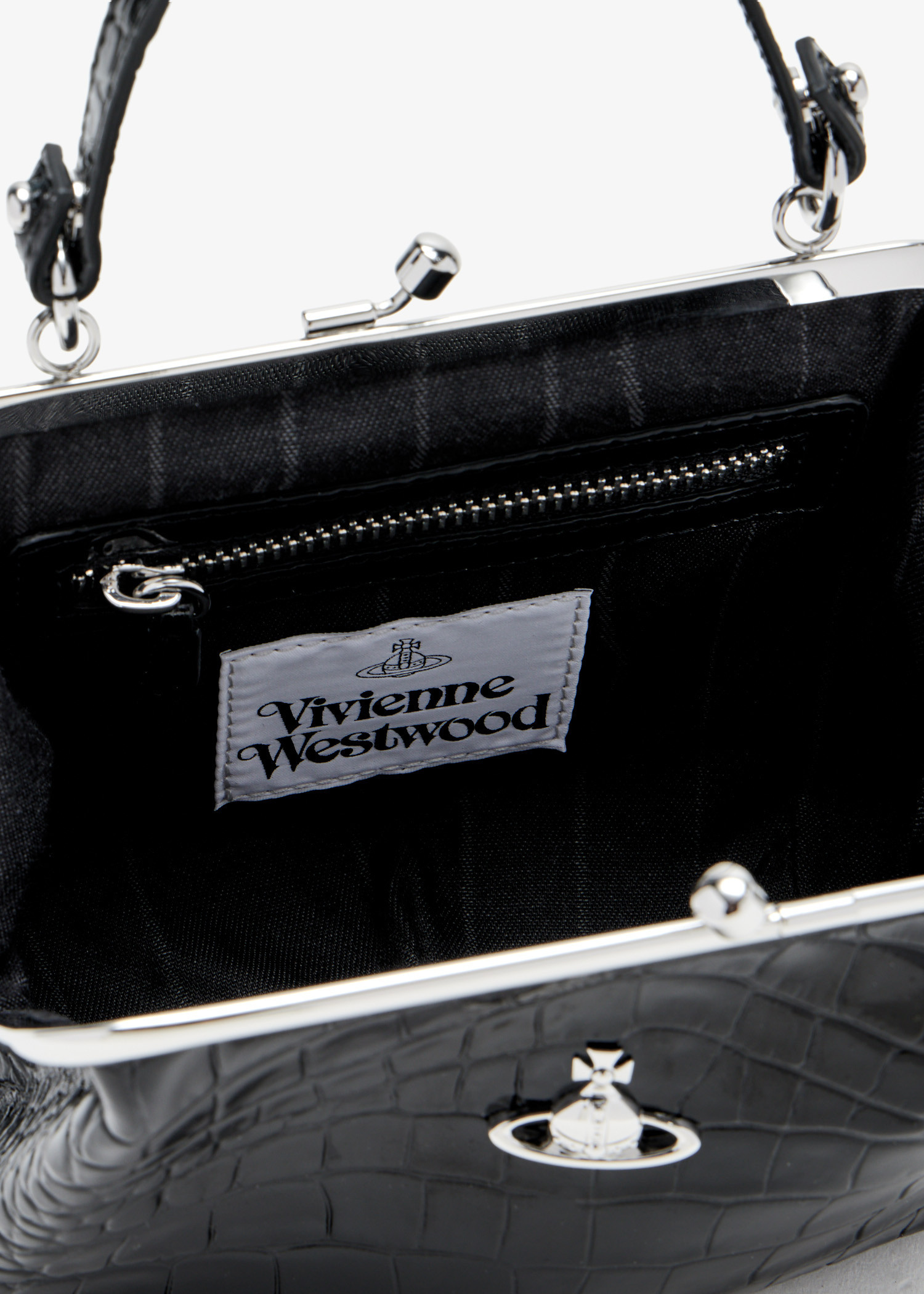 Vivienne Westwood Granny Frame purse for Women - Black in KSA
