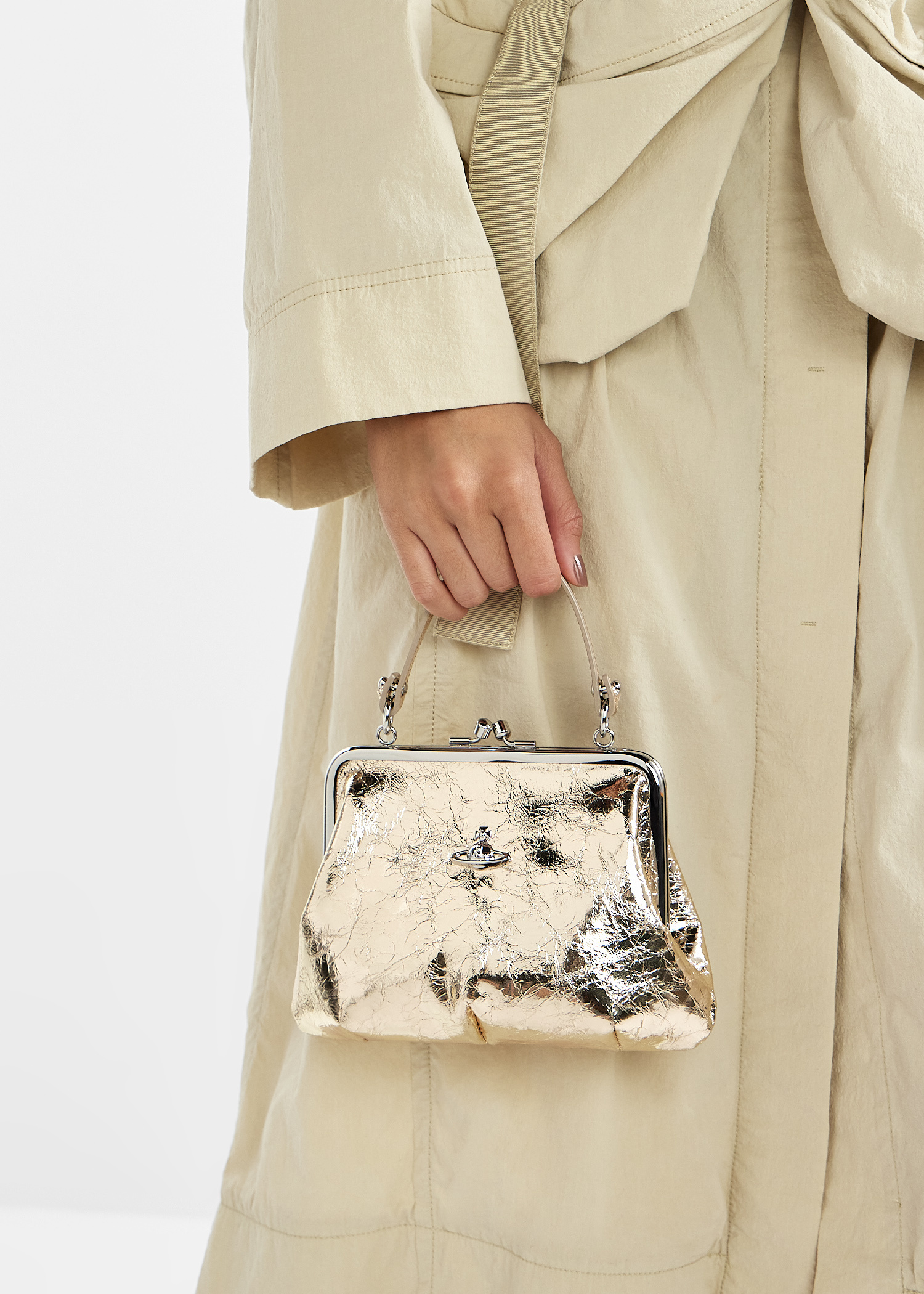 Vivienne Westwood Granny Frame purse for Women - Gold in USA