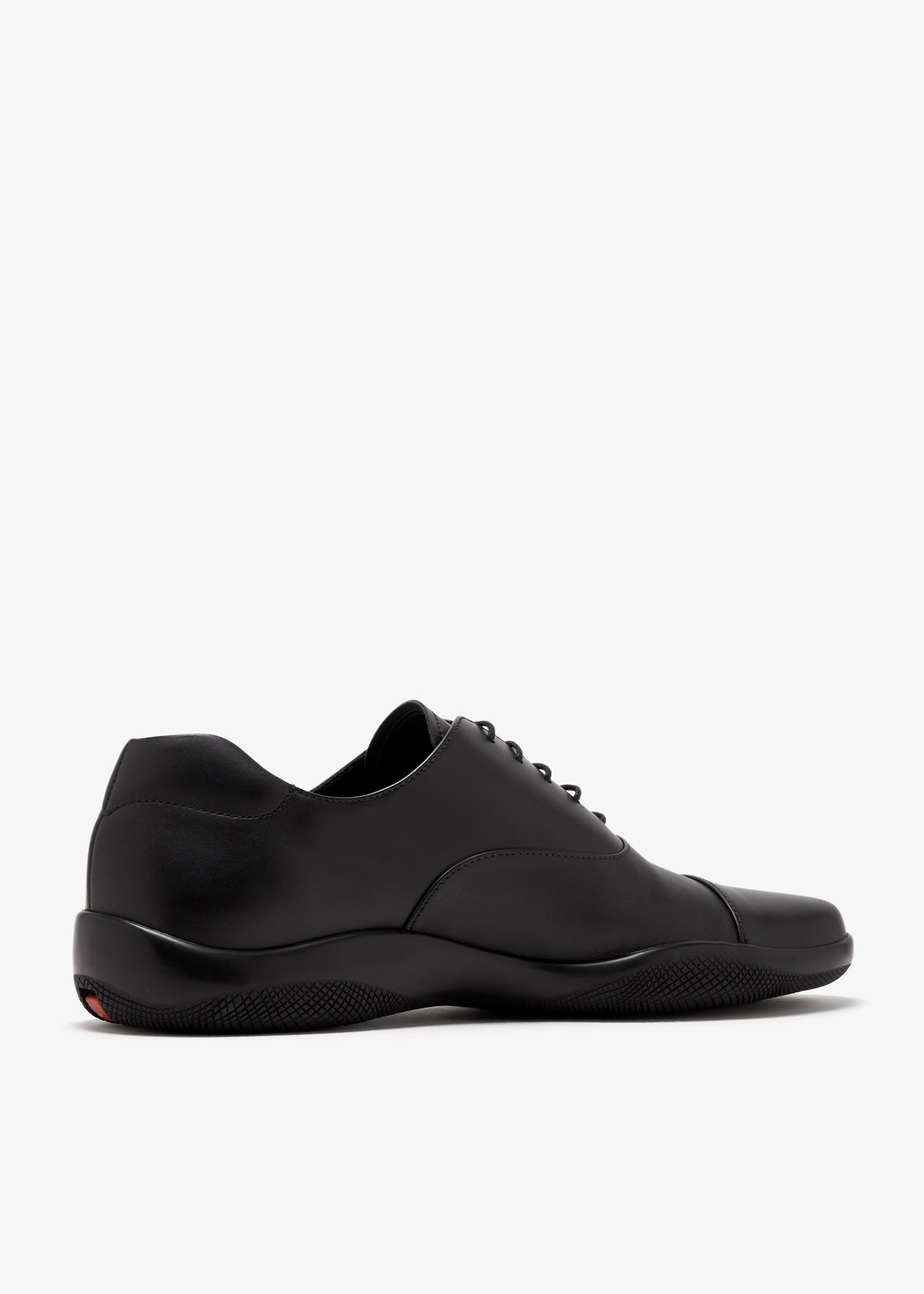 Prada Toblach laced leather shoes for Men - Black in UAE | Level Shoes