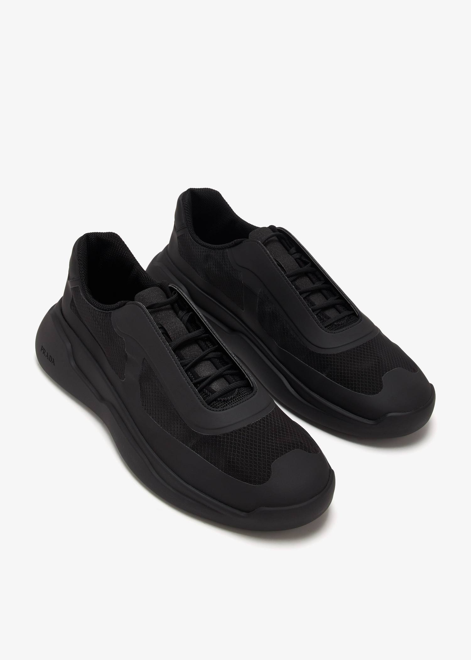 Prada America's Cup Re-Nylon sneakers for Men - Black in UAE