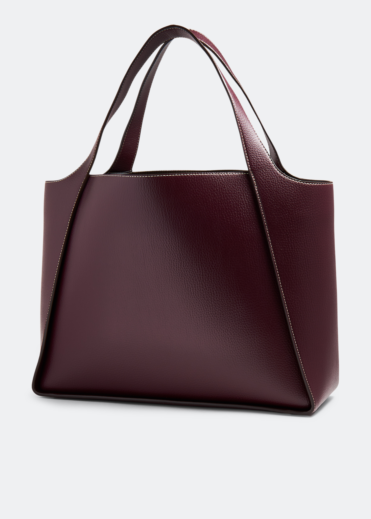 Stella McCartney Logo tote bag for Women - Burgundy in Qatar