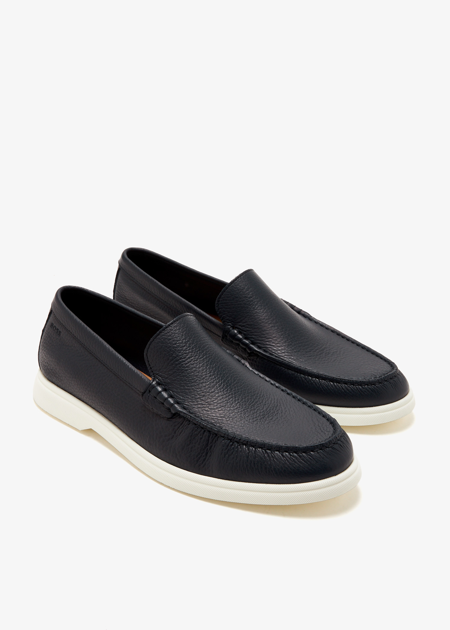 BOSS Sienne loafers for Men - Navy in USA | Level Shoes