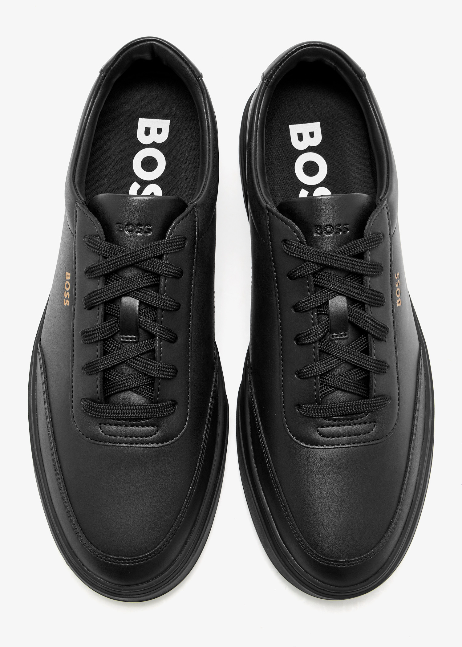 スニーカー BOSS Men Sneakers Black 1 50536504 001 BOSS Kieran Tenn sneakers for Men - Black in UAE | Level Shoes