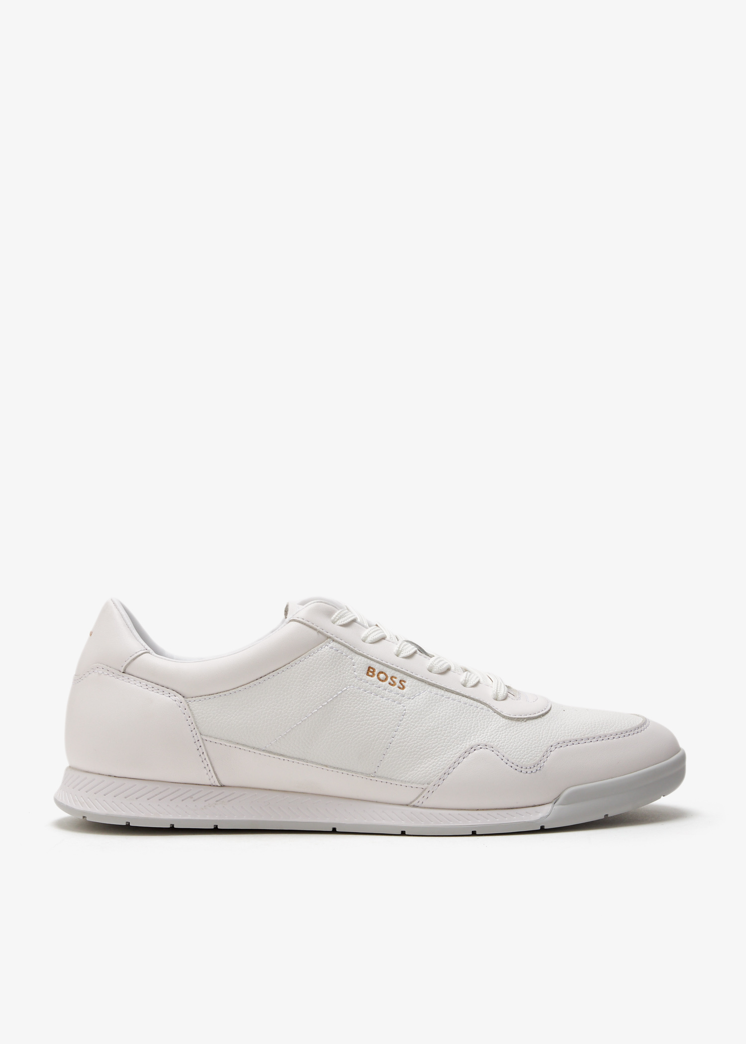 BOSS Titanium sneakers for Men - White in UAE | Level Shoes