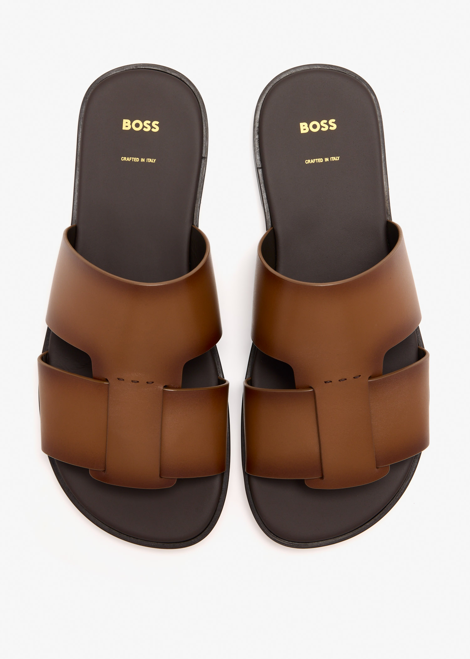BOSS Kael sandals for Men - Brown in UAE | Level Shoes display picture 1