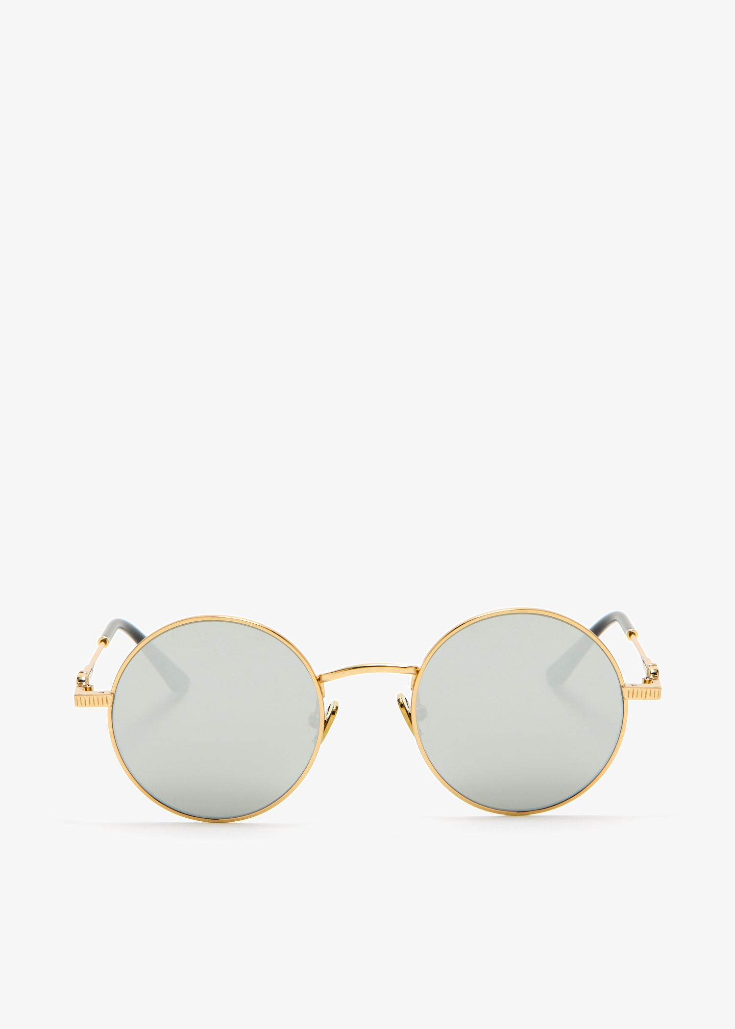 ★RECLOW★ STAINLESS GB97 SUNGLASS GOLD Ray-Ban RB3699 L (59 - 18) with Brown lenses and Gold frame