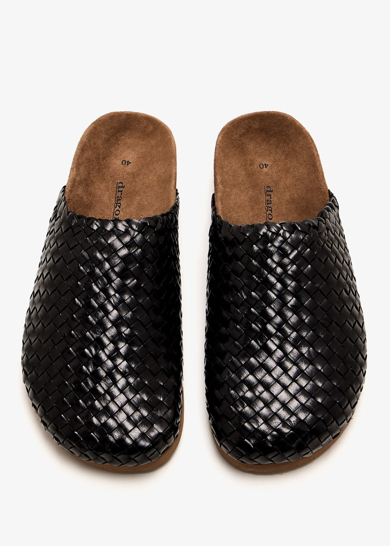 Dragon Diffusion Woven leather mules for Women - Black in USA
