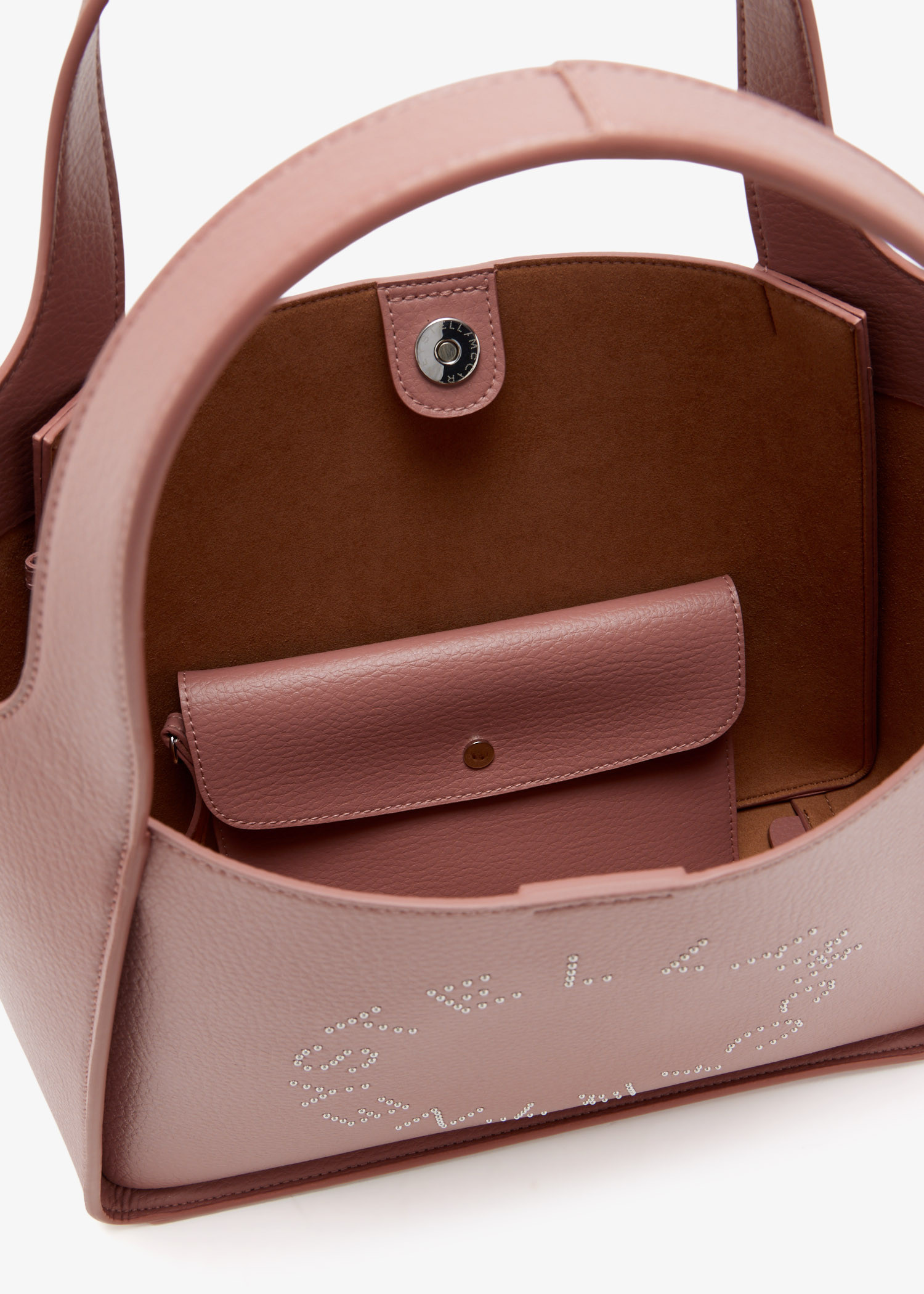 Stella McCartney Studded Logo tote bag for Women - Pink in UAE