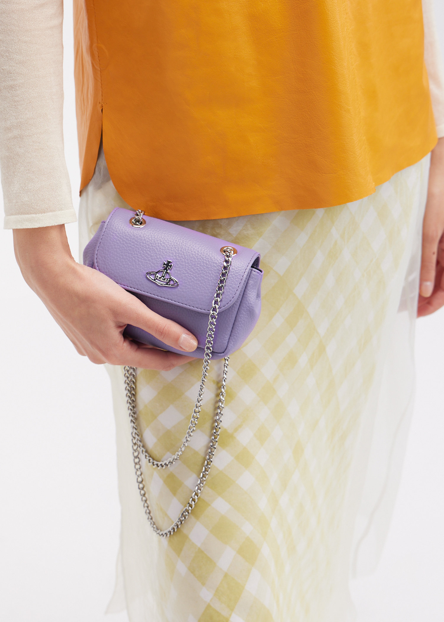 Vivienne Westwood Re-vegan small purse for Women - Purple in USA