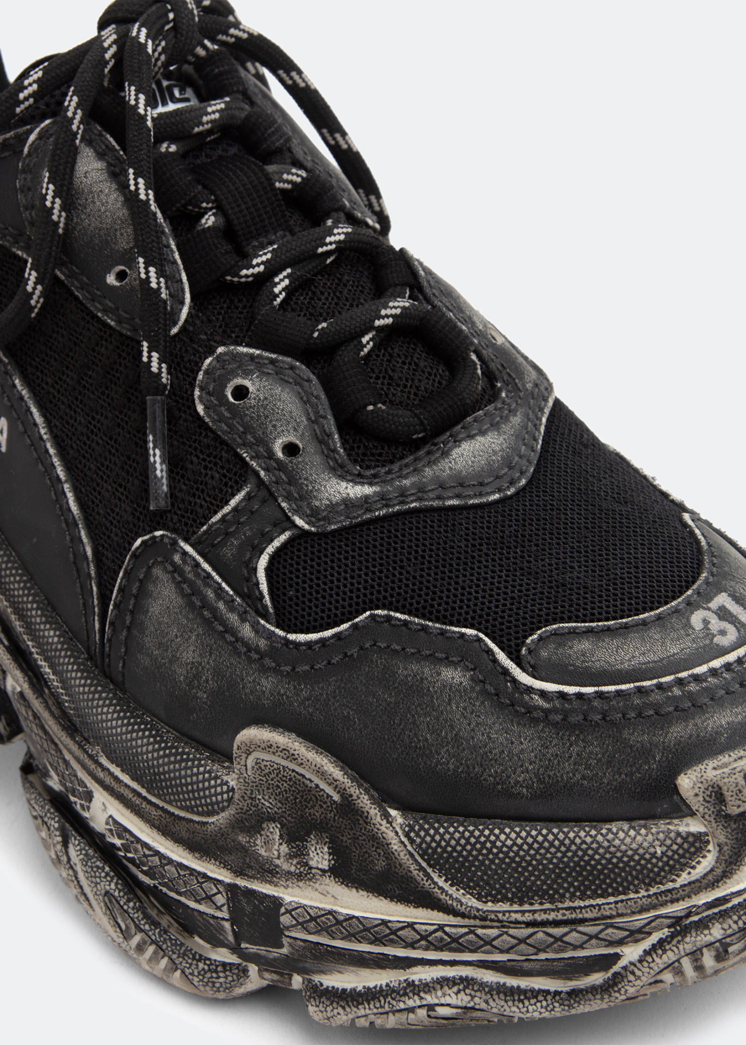 Balenciaga Triple S Faded sneakers for Women - Black in USA
