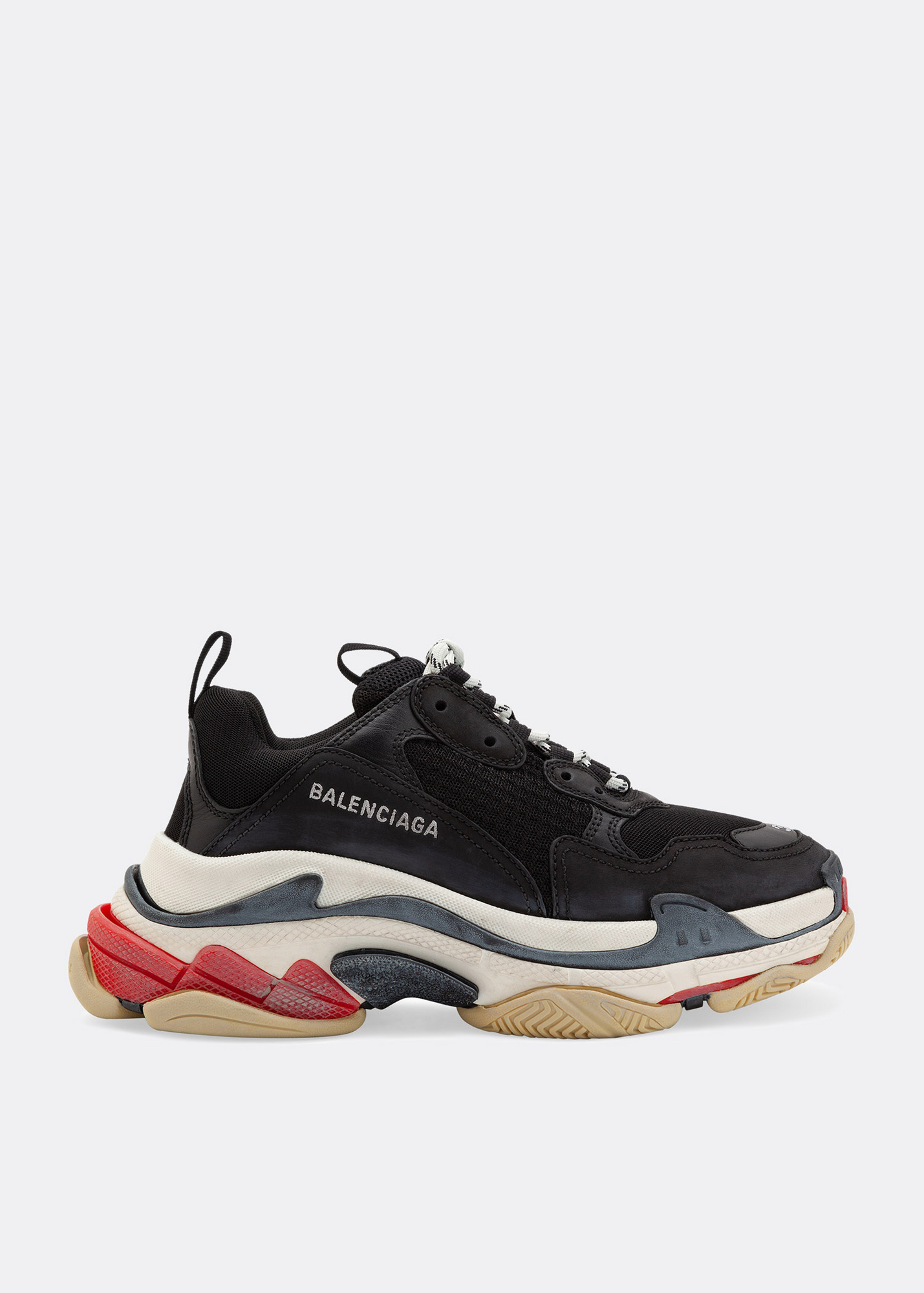 【BALENCIAGA】　triple S Balenciaga Triple S Sneakers Allover Logo | Saks Fifth Avenue