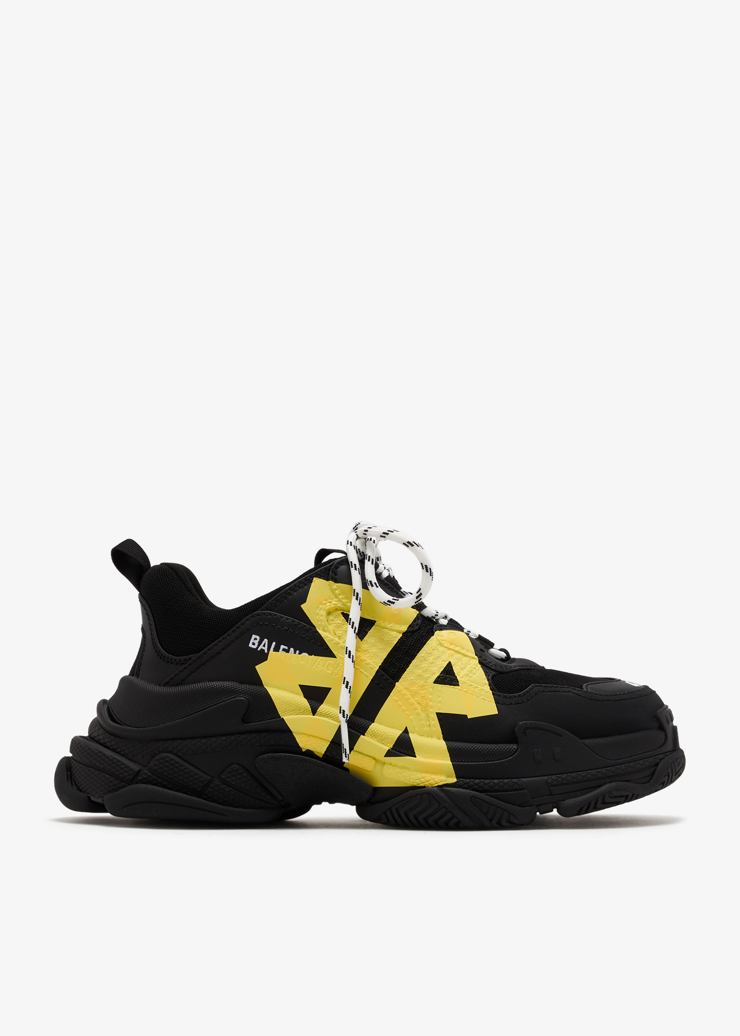 Balenciaga Triple S tape sneakers for Men - Black in USA
