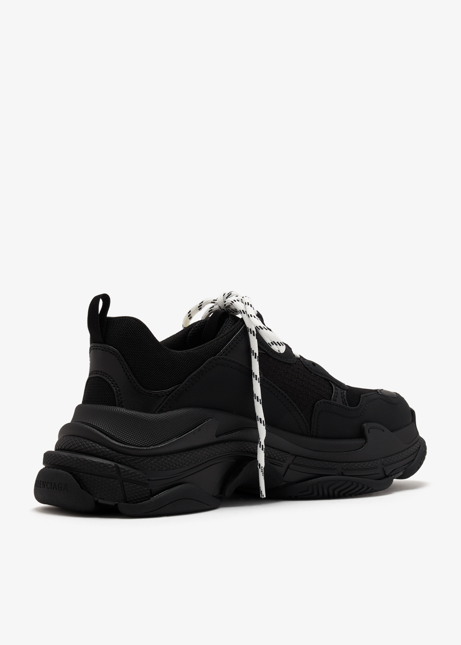 Balenciaga Triple S tape sneakers for Men - Black in USA