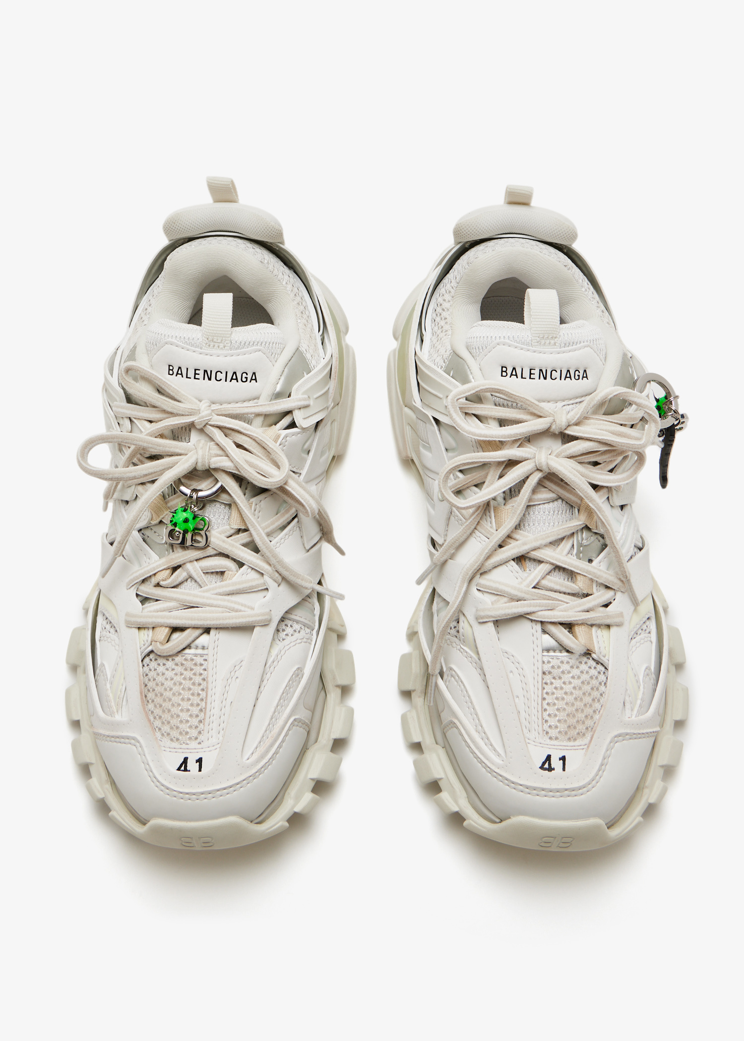 Balenciaga Track Charms sneakers for Men - White in KSA | Level Shoes