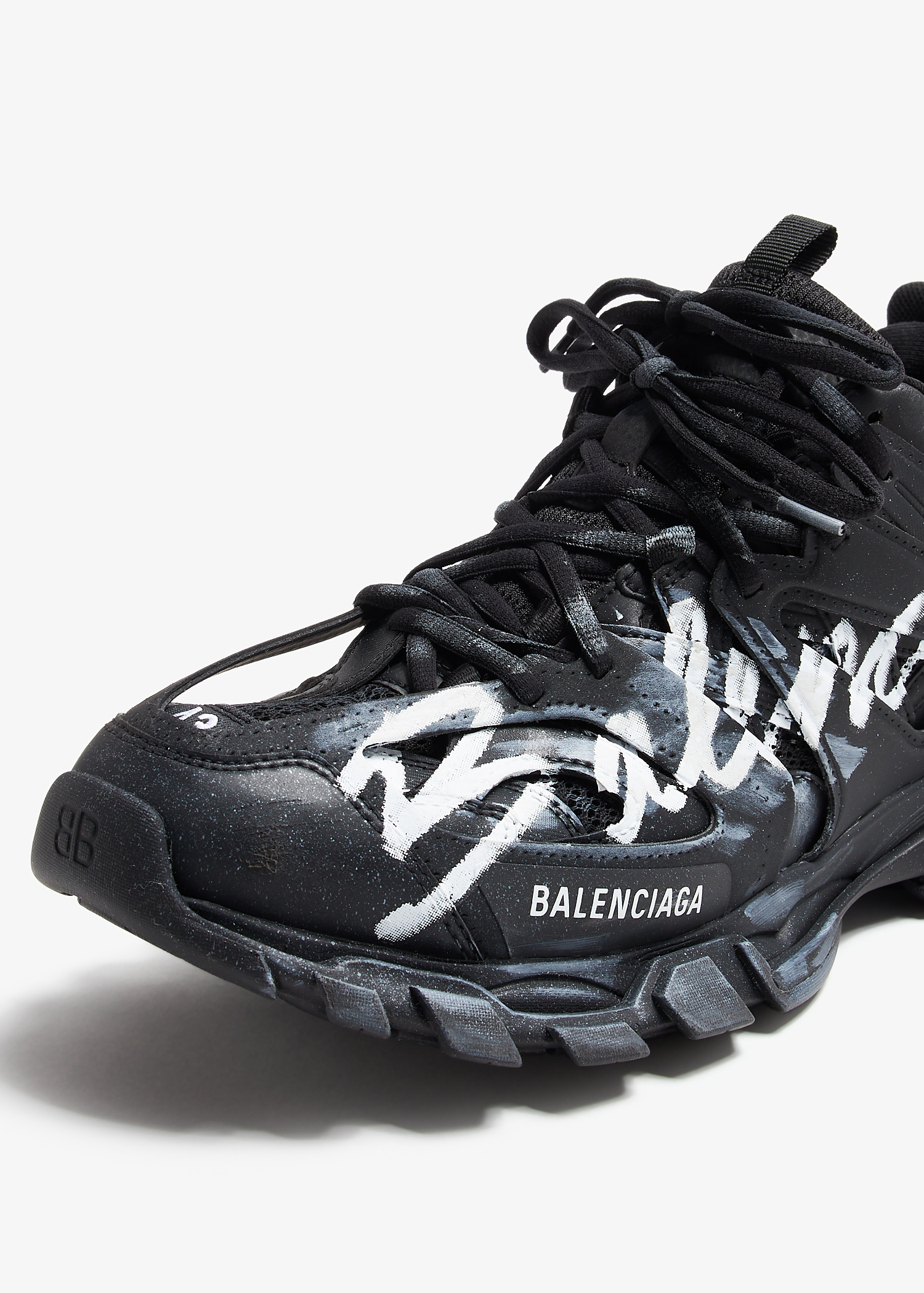 【関税＆送料込み】Balenciaga Track Signature Low-Top Sneak Balenciaga - Track Signature low-top sneakers White - The Corner