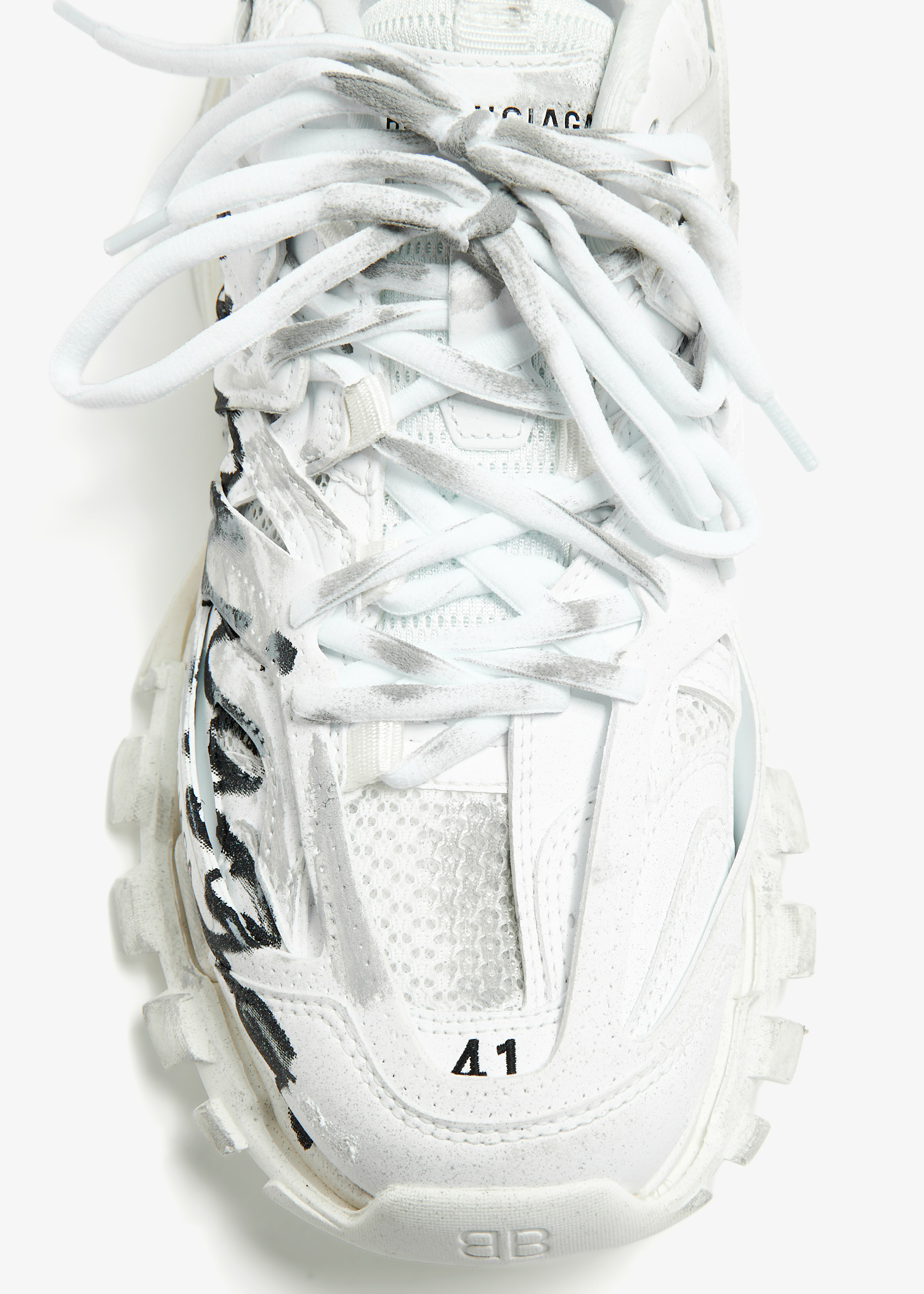 Balenciaga Track Signature sneakers for Men - White in UAE