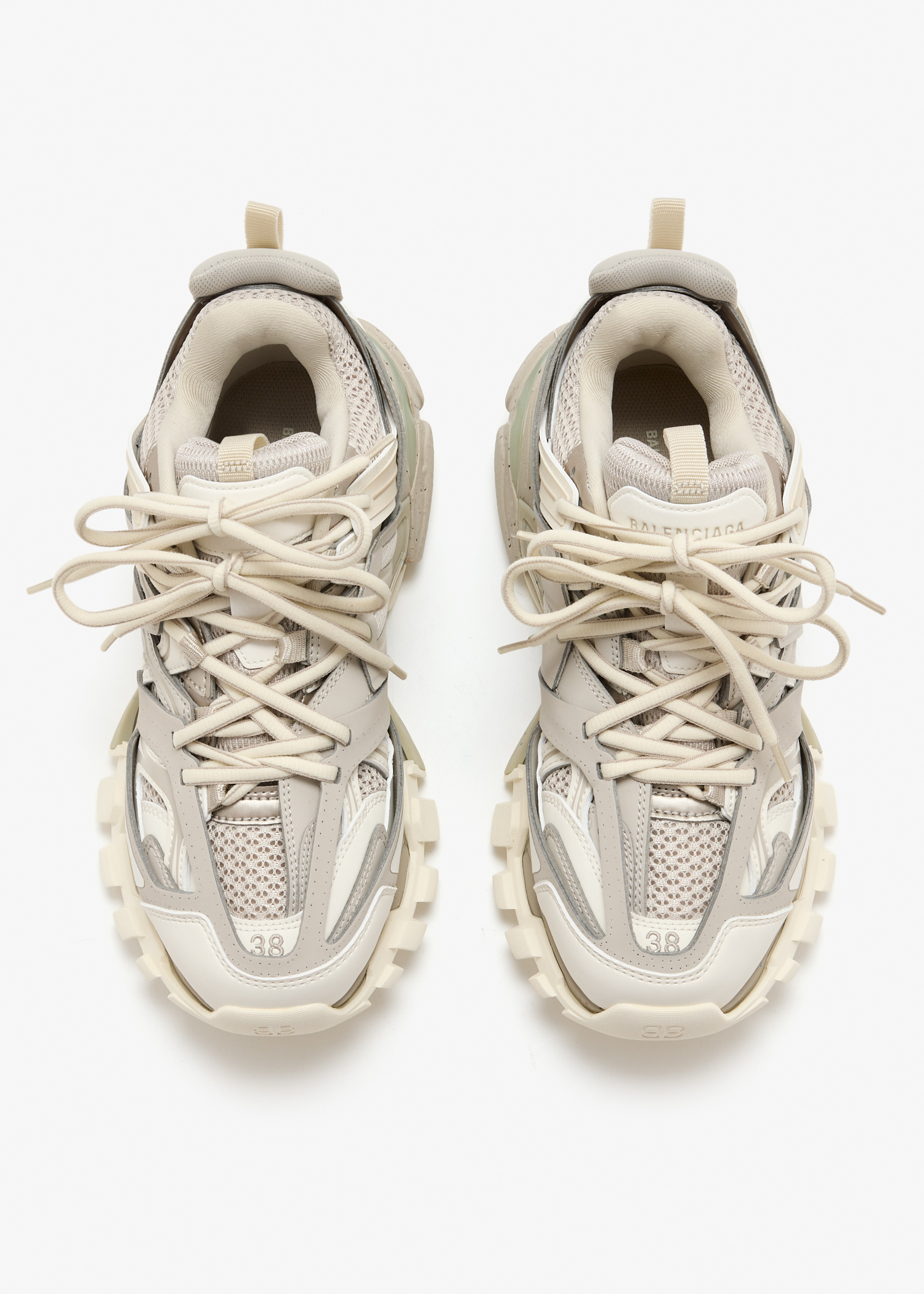 balenciaga truck lace up サンドベージュ 43 Balenciaga TRACK RECYCLED for Women - Beige in USA | Level Shoes