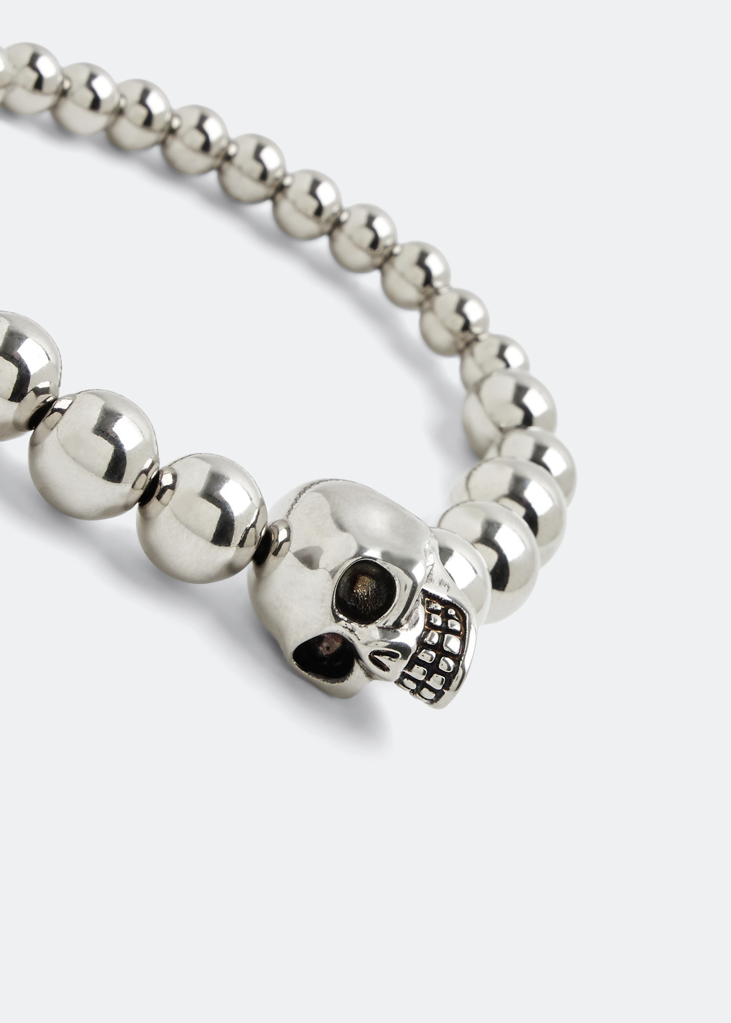 【送料&関税込】Alexander McQueen Skull Beaded Bracelet Alexander McQueen Skull Beaded Bracelet | italist