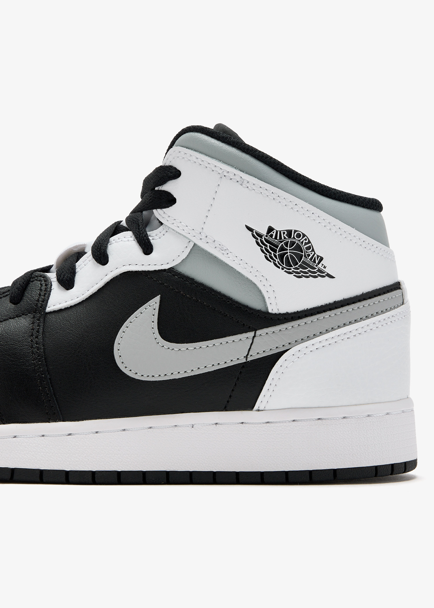 Nike Air Jordan 1 Mid 'White Shadow' sneakers for Kids