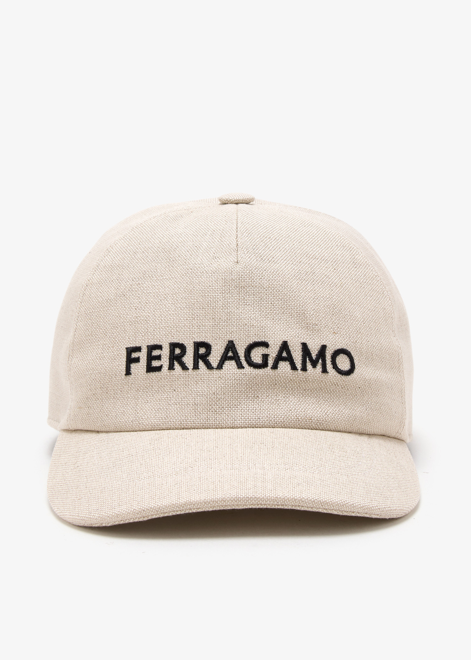 【関税込み】Ferragamo ベージュ Core Signature キャップ Ferragamo Signature baseball cap for Women - Beige in UAE