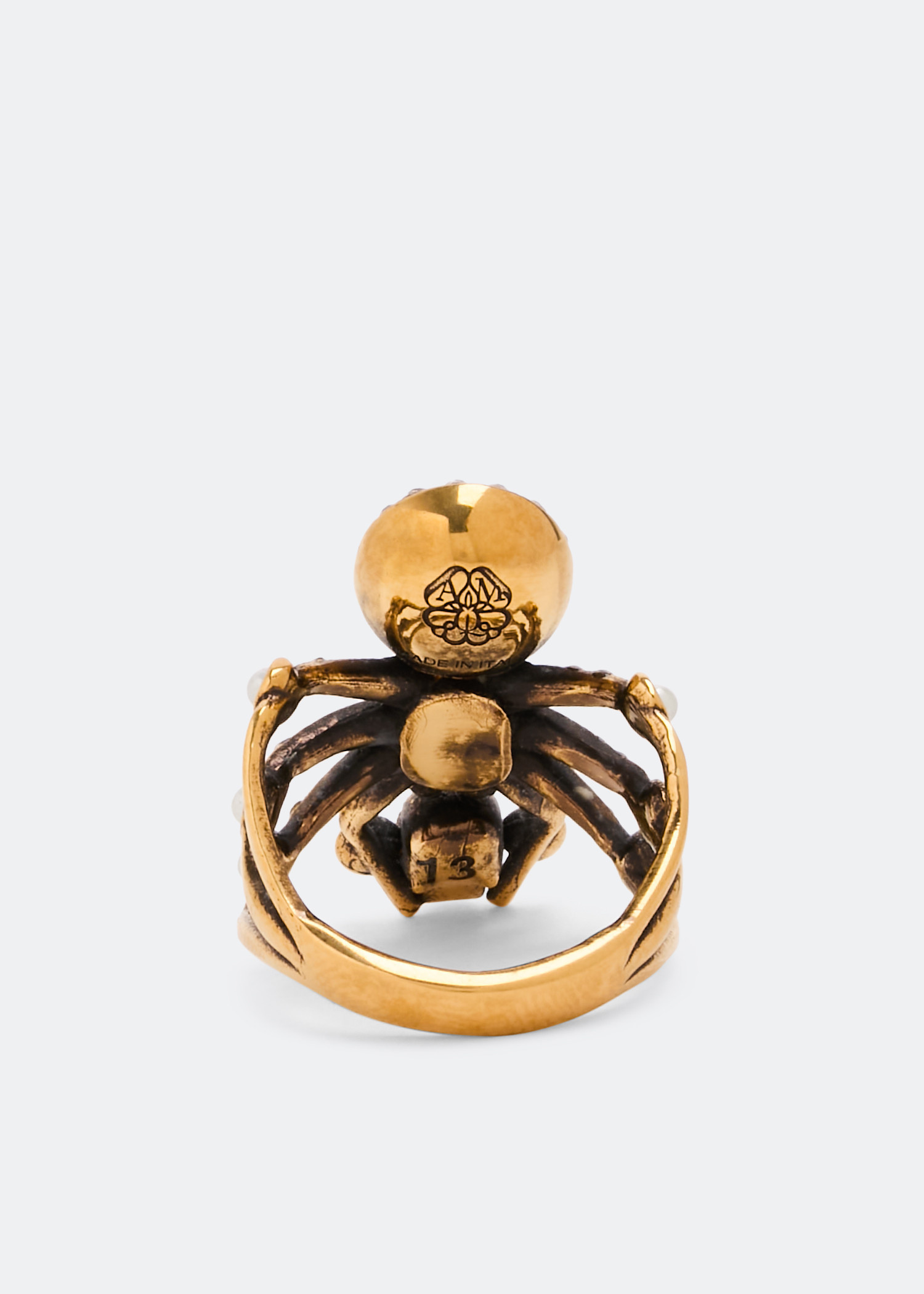 McQueen SPIDER RING OTTONE for Women - Gold in UAE | Level Shoes