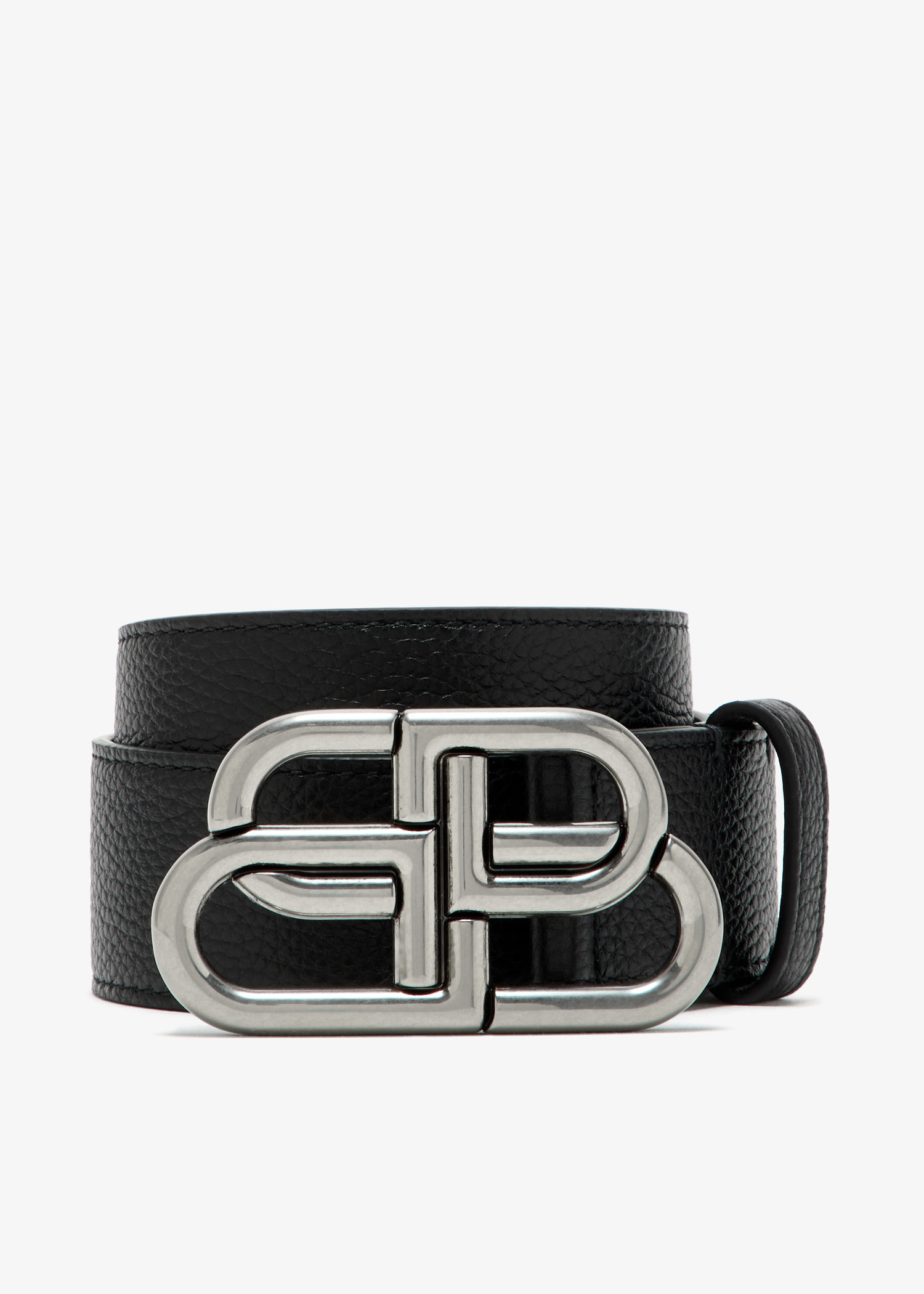 Balenciaga BB Large belt for Men - Black in Kuwait | Level Shoes