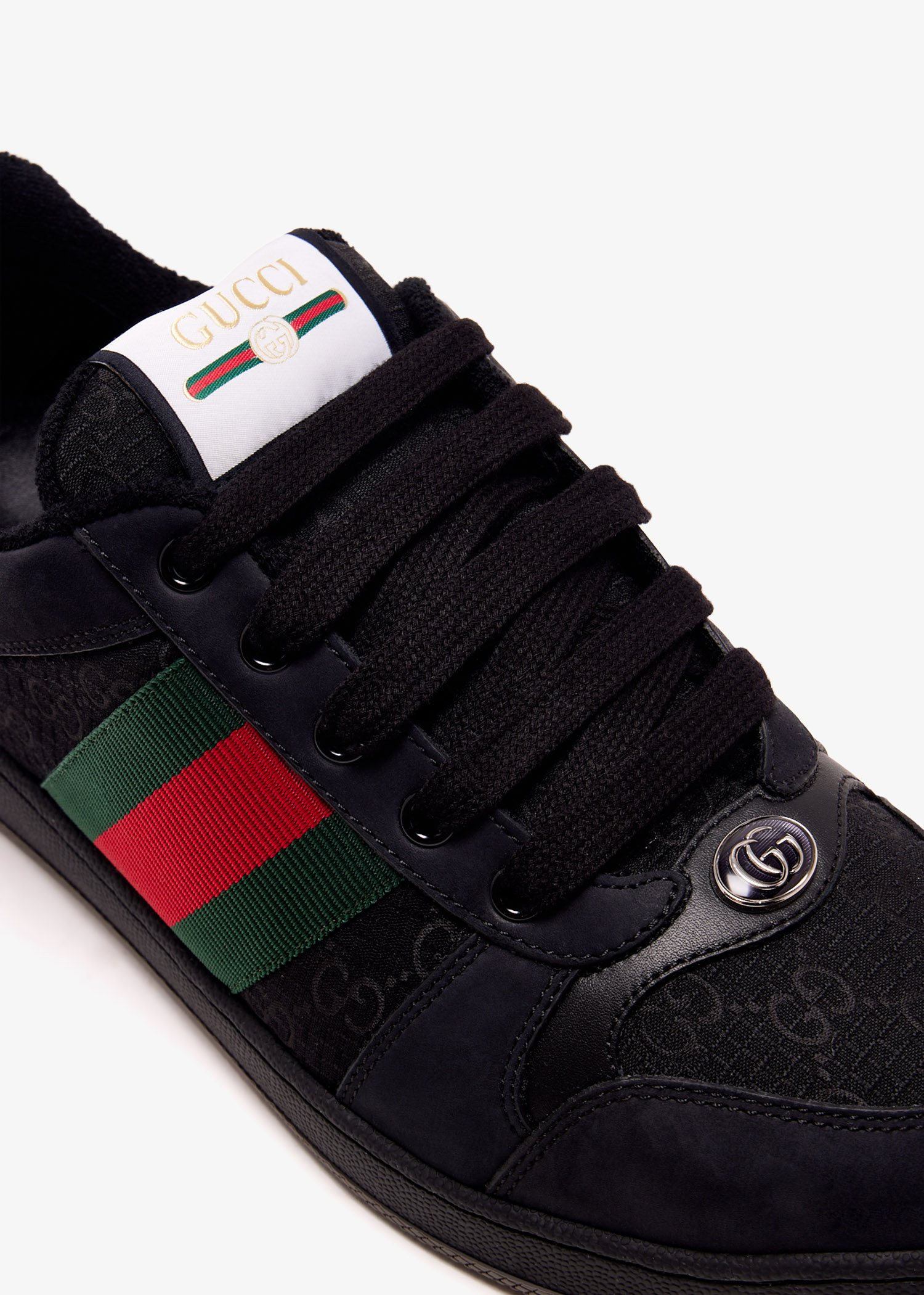 Gucci Screener sneakers for Men - Black in Qatar | Level Shoes