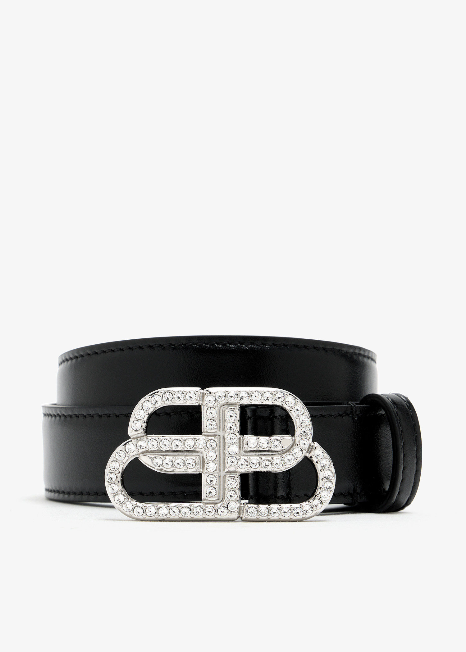 Balenciaga BB thin belt for Women - Black in UAE | Level Shoes