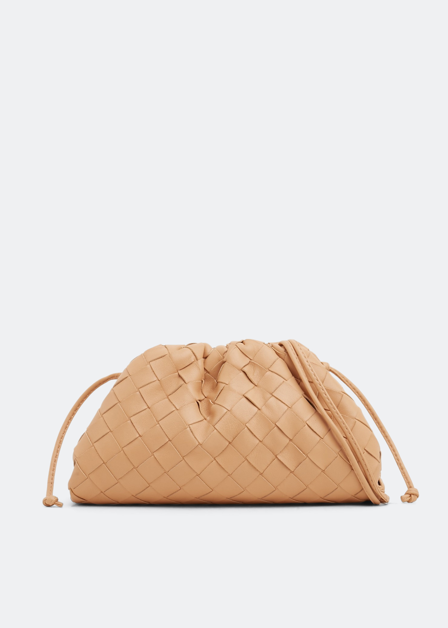 Bottega Veneta Mini Pouch clutch for Women - Beige in Qatar