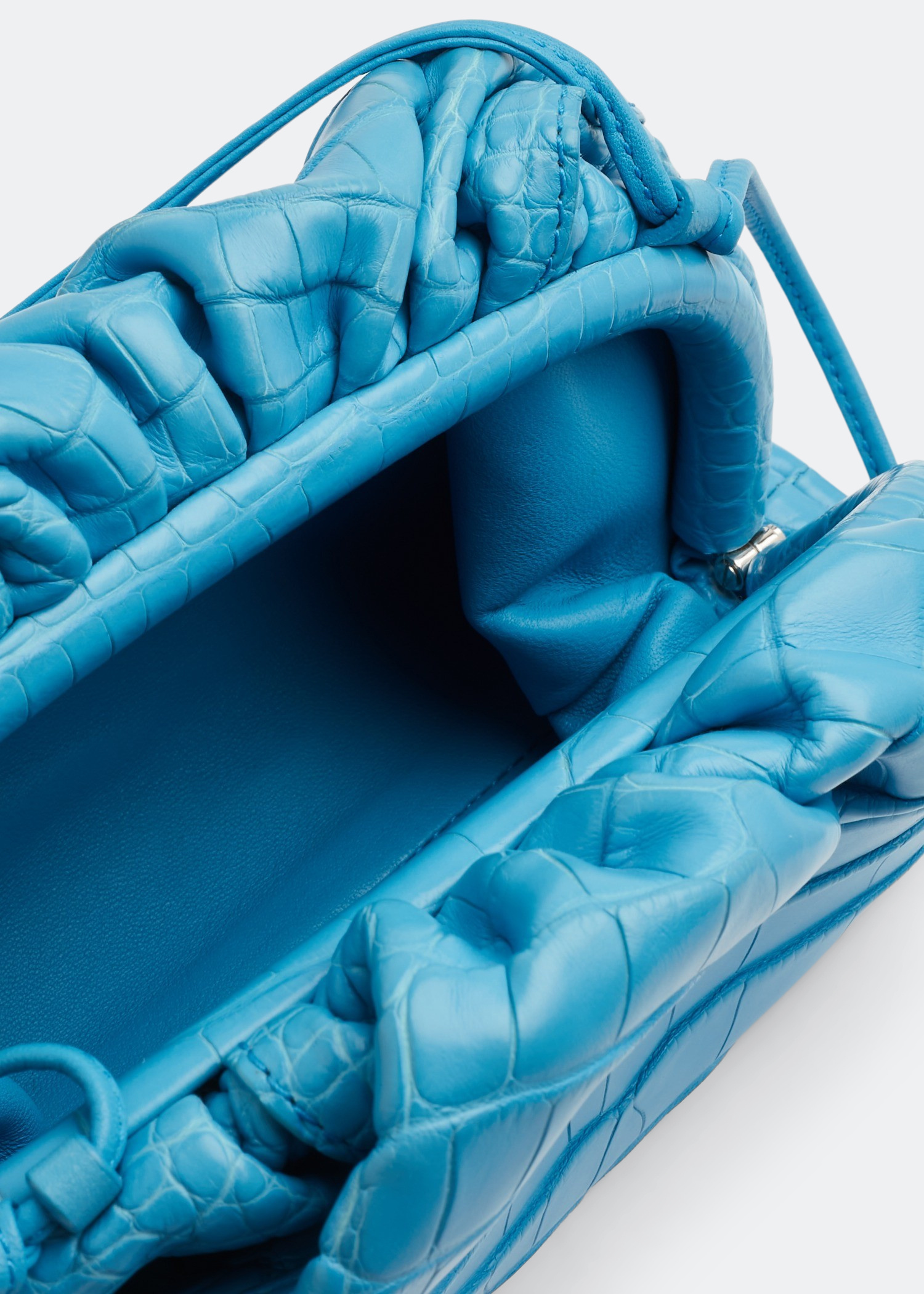 Bottega Veneta Mini Pouch clutch for Women - Blue in UAE