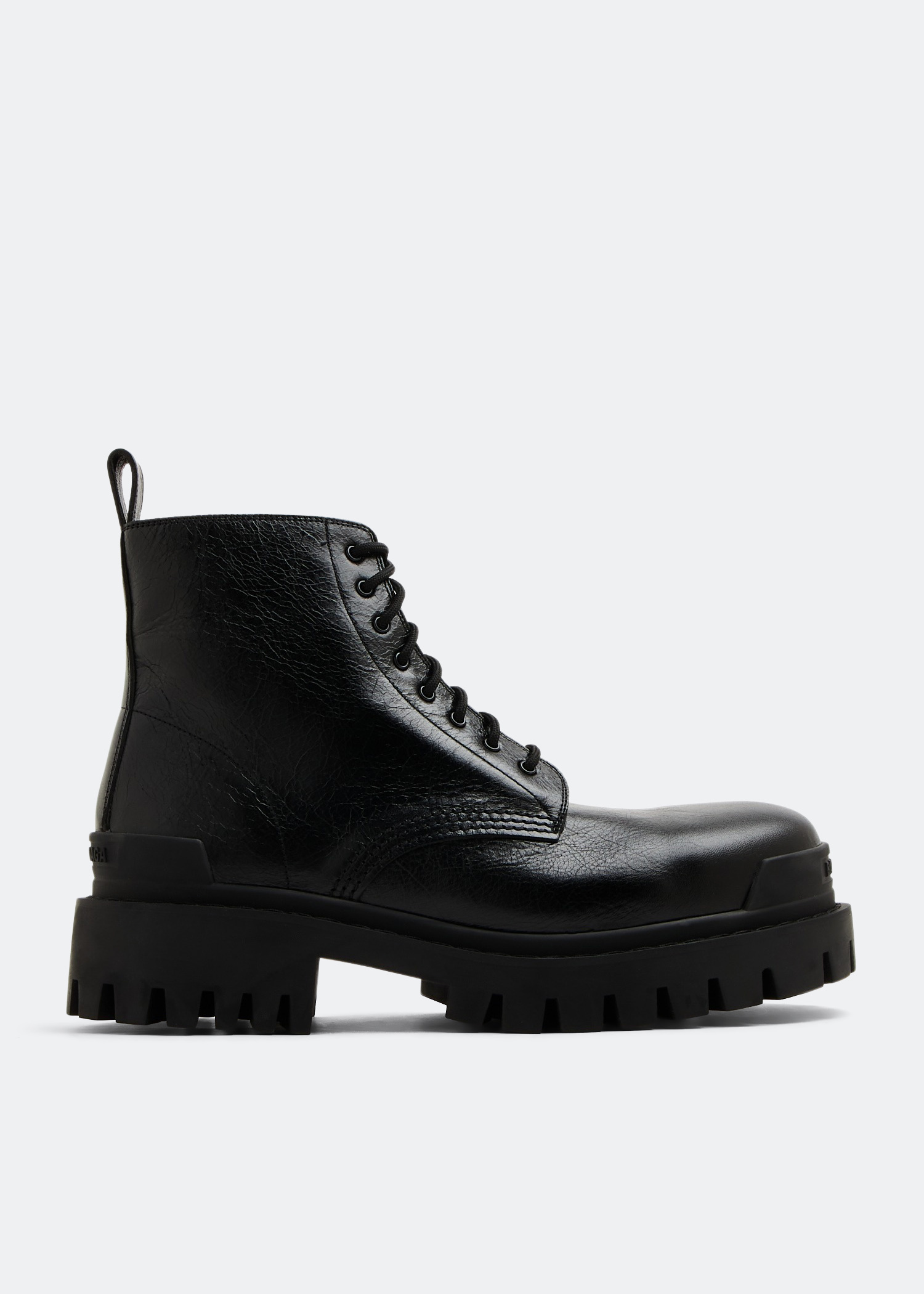 Balenciaga Strike lace-up boots for Men - Black in UAE | Level Shoes