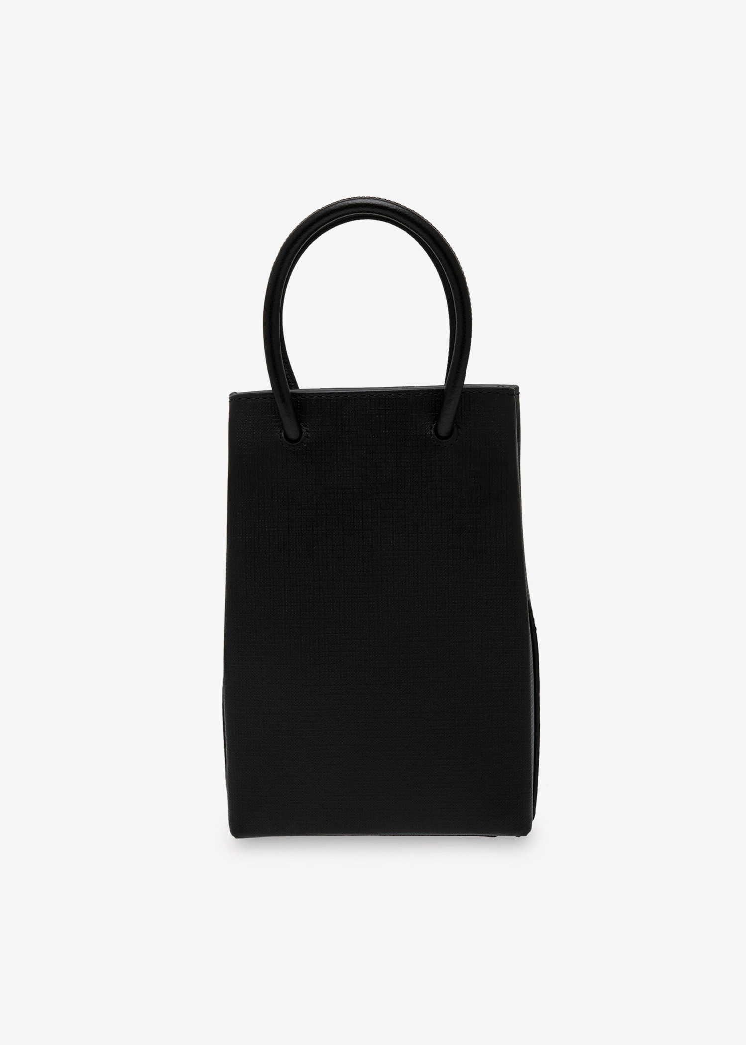 ◆BALENCIAGA 最新作◆Shopping Phone Holder バッグ/Black◆ BALENCIAGA Shopping Phone Holder Bag