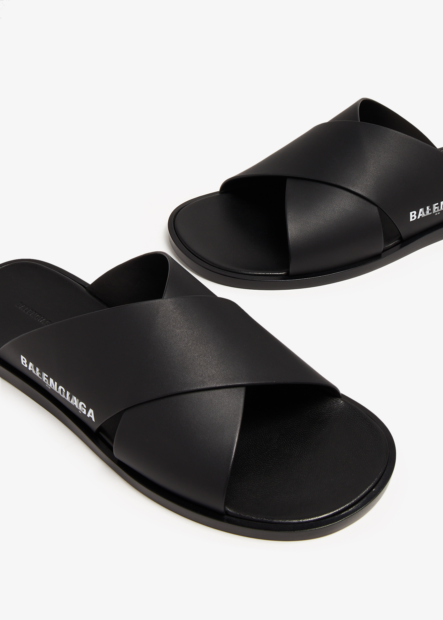 Balenciaga Cosy sandals for Men - Black in USA | Level Shoes